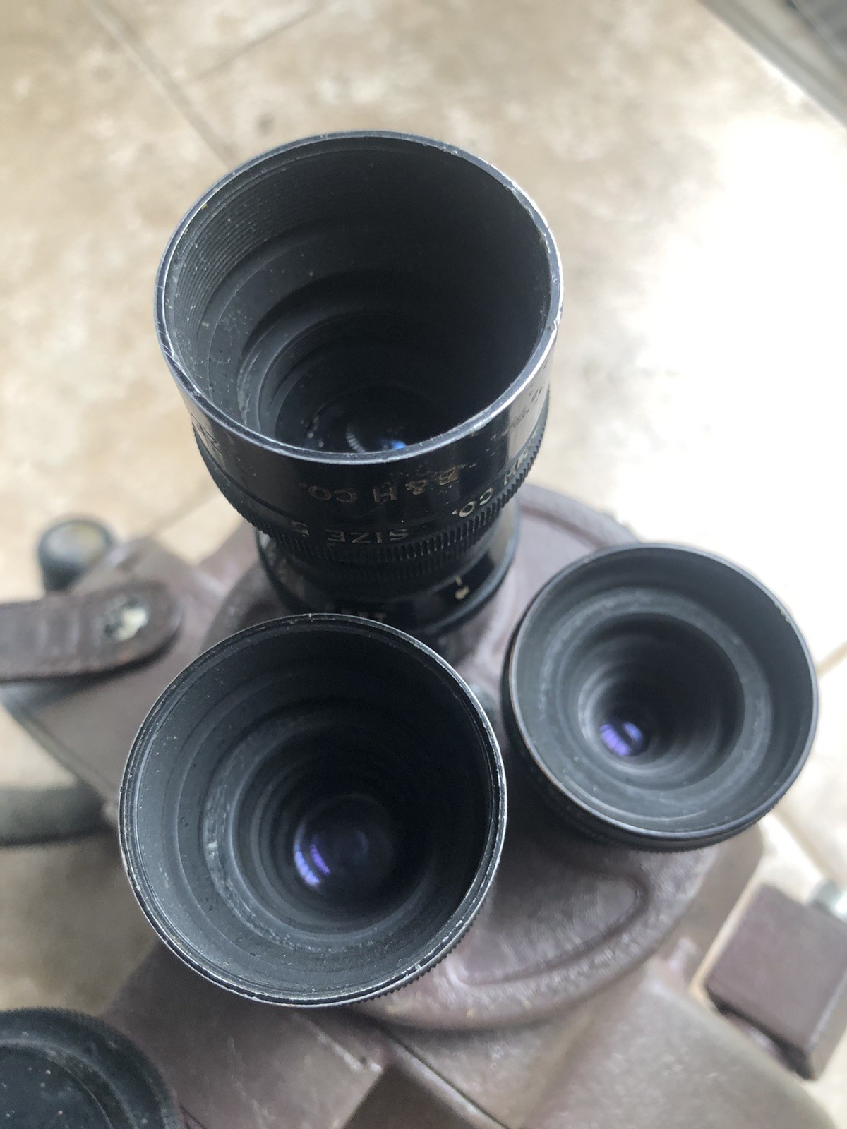 Bell And Howell 70 Filmo B-1A Camera U S Property With Lenses