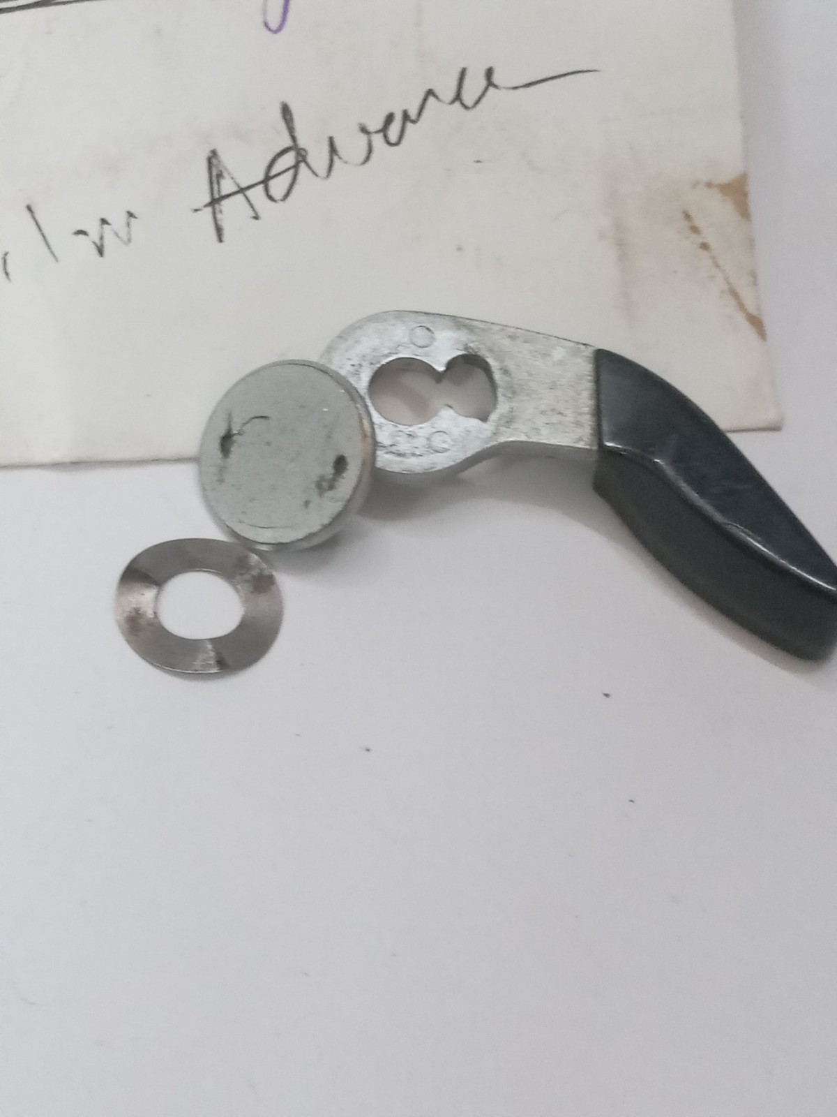 Canon AE 1 Film Advance Lever W Checknut + Washer Original Used Part Good