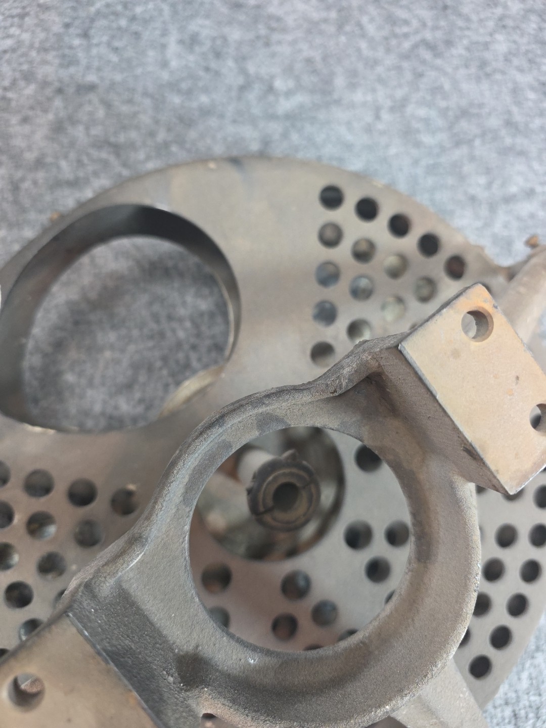 Vtg Simplex Projector Ventilated Flywheel Cooling Disc 1400 D Carbon Arc Vtg #4