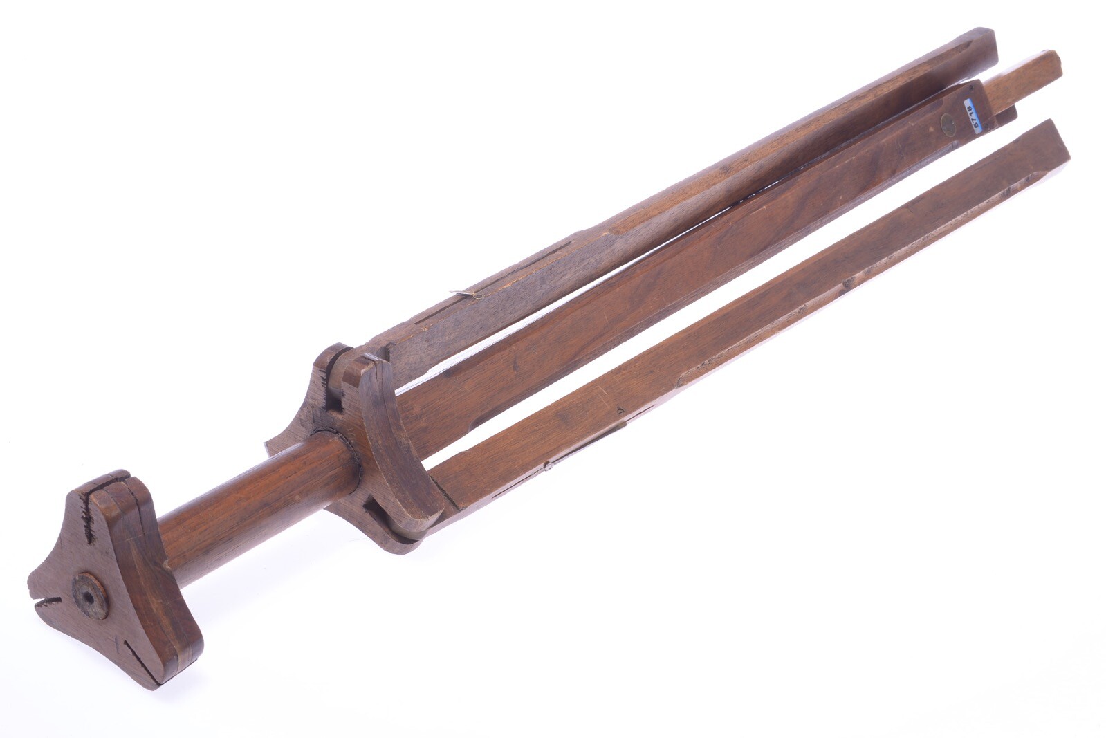 ✅ ANTIQUE WOOD TRIPOD ‘LE PLIABLE’ *VERY INTERESTING* 140CM 55.11″ VIEW CAMERA
