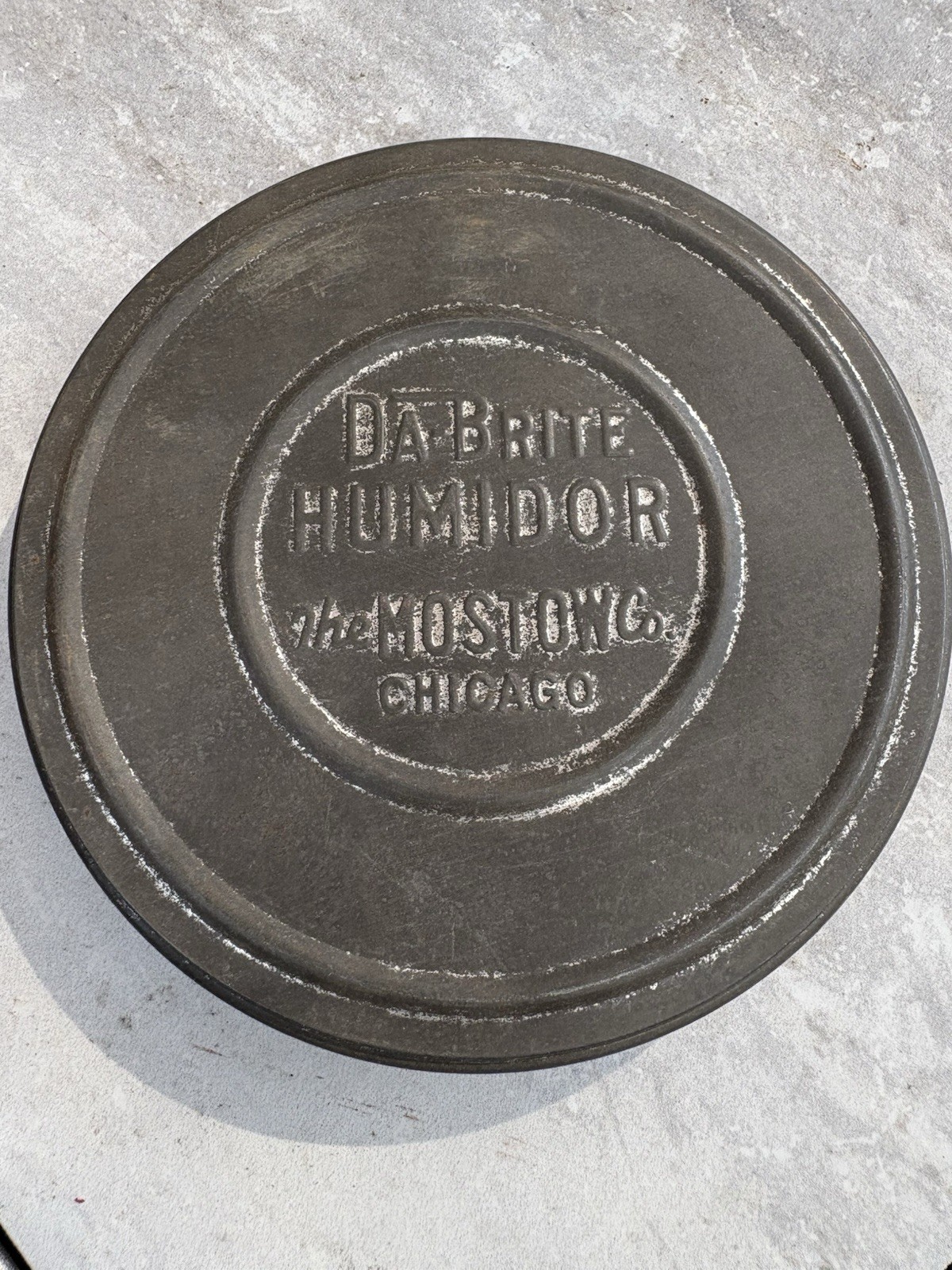 Set Of 3 Vintage DaBrite Humidor 8mm Metal Film Empty Cases
