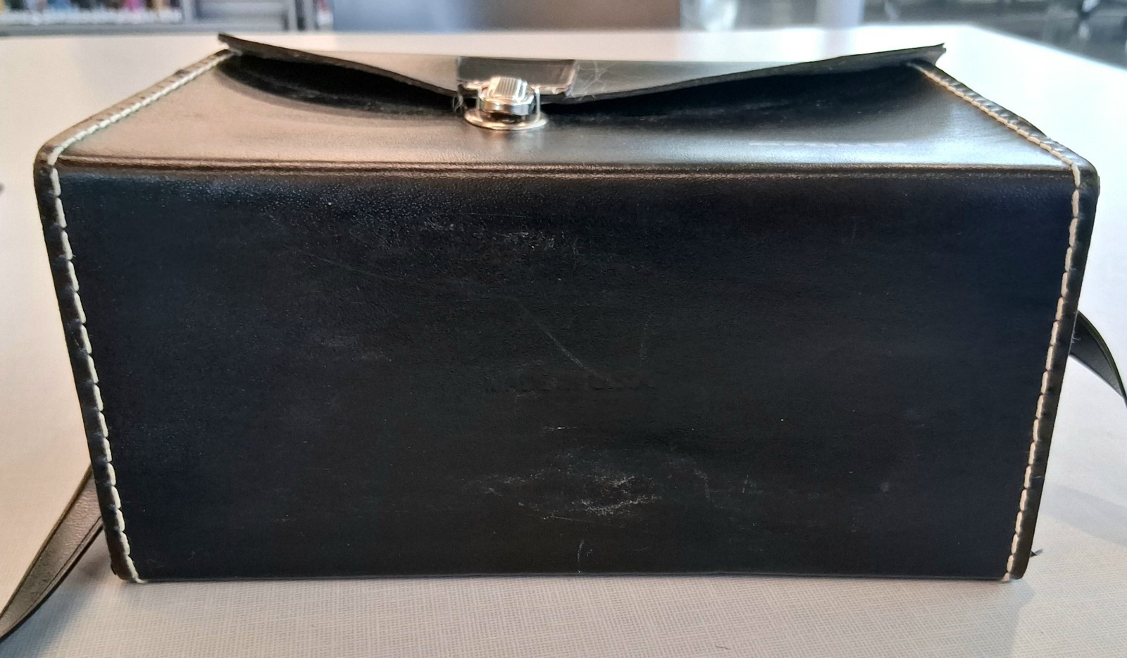 Vintage ARGUS Black Camera Hard Case With Strap Fits Super 8 Movie Camera 1965