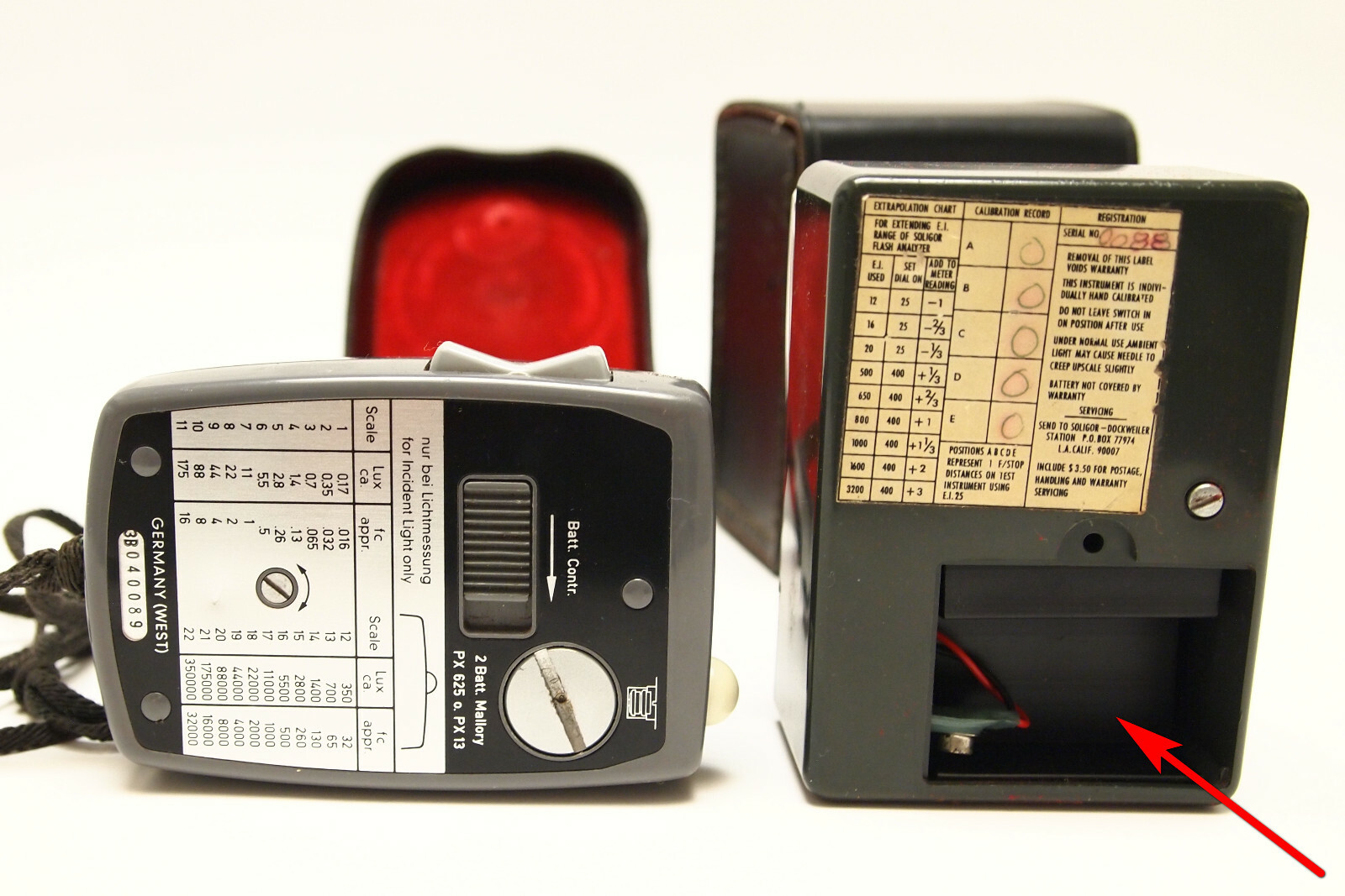Used GOSSEN Luna-Pro and Soligor flash meter