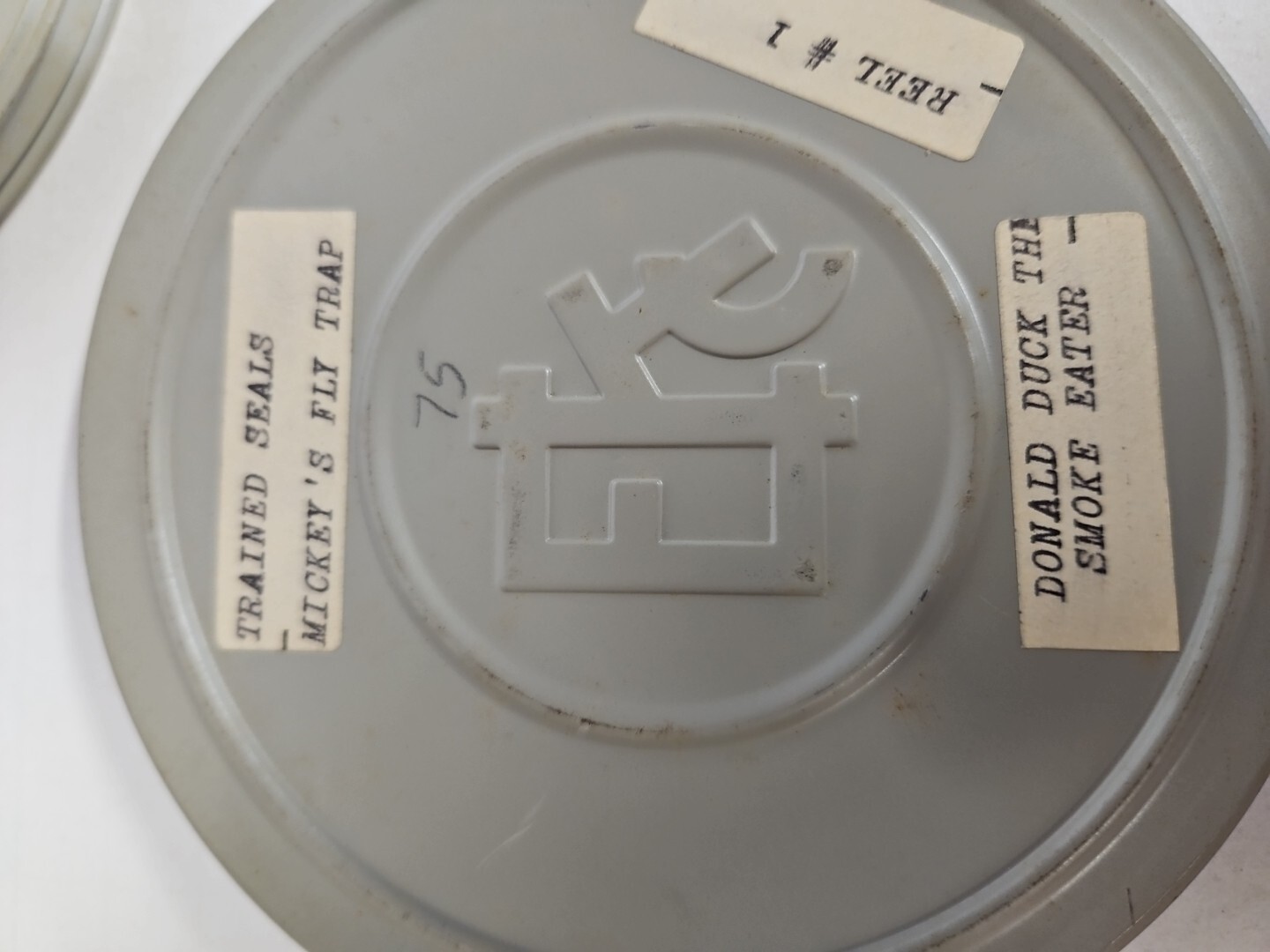 Brumberger Vintage Metal Film Can Storage Case Box with Three Film Containers
