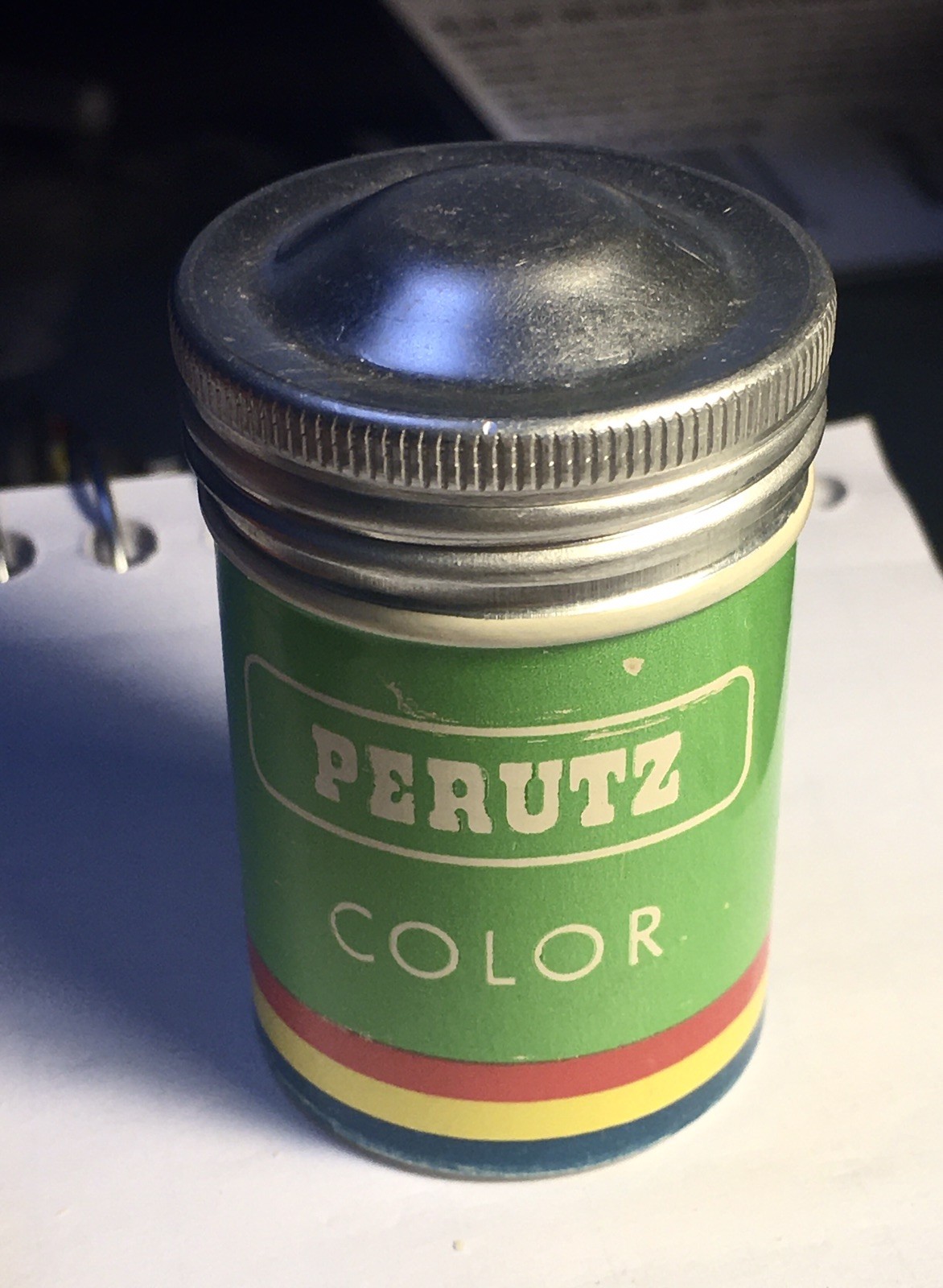 RARE Lithographed Enamel 35mm Film Canister 1952-53 Great Condition See Pictures