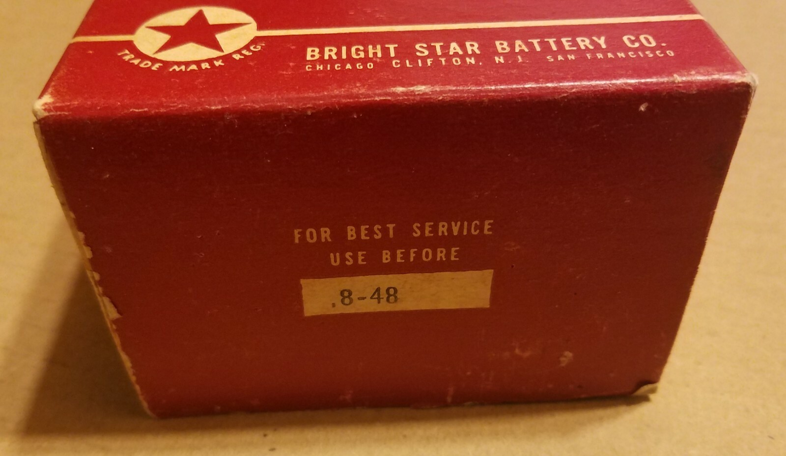 BRIGHT STAR No.18-10P Vintage Collectable Battery Pack