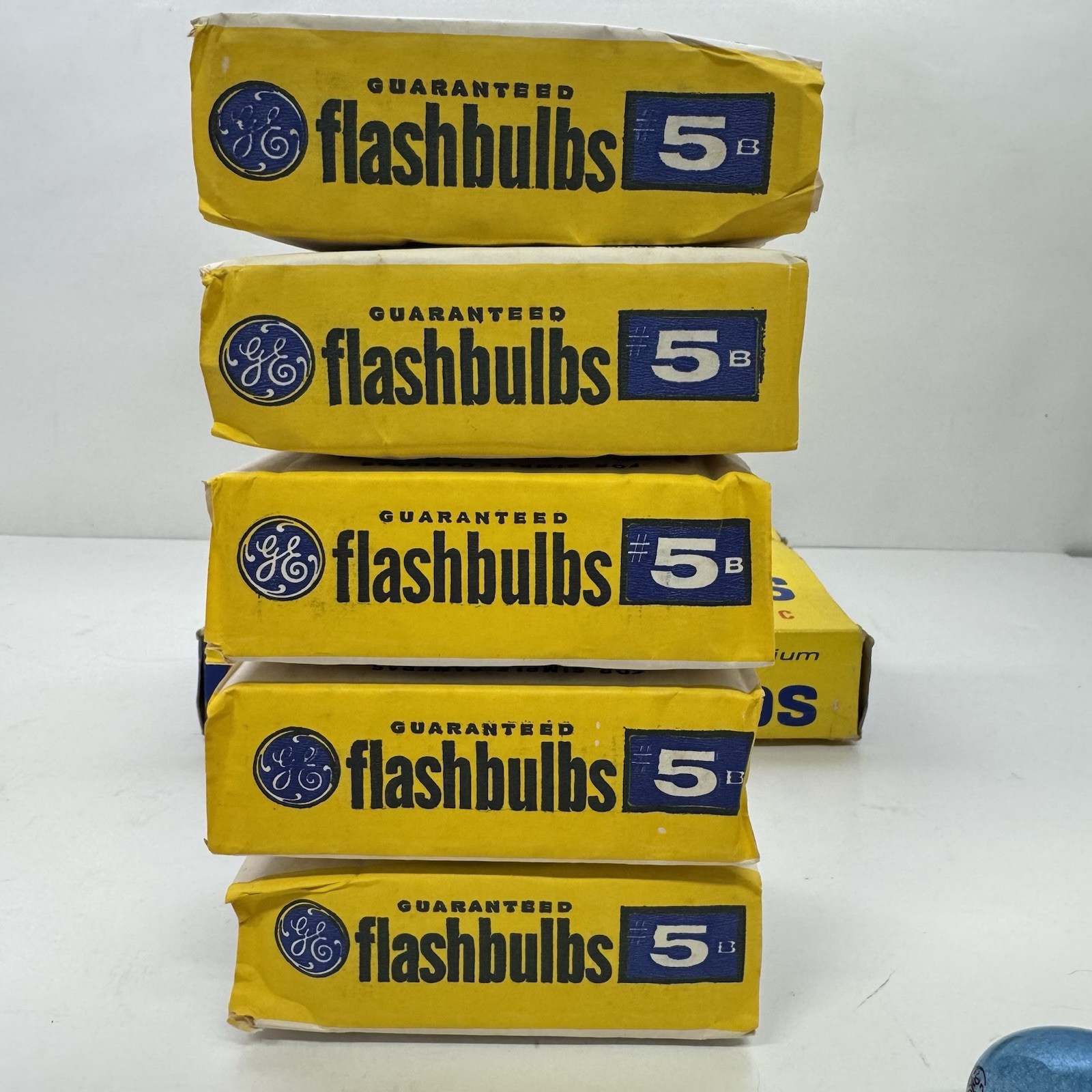 GE 5B Flashbulbs 21 Rhenium Bulbs For Vintage Cameras Lot Of 20 Vtg