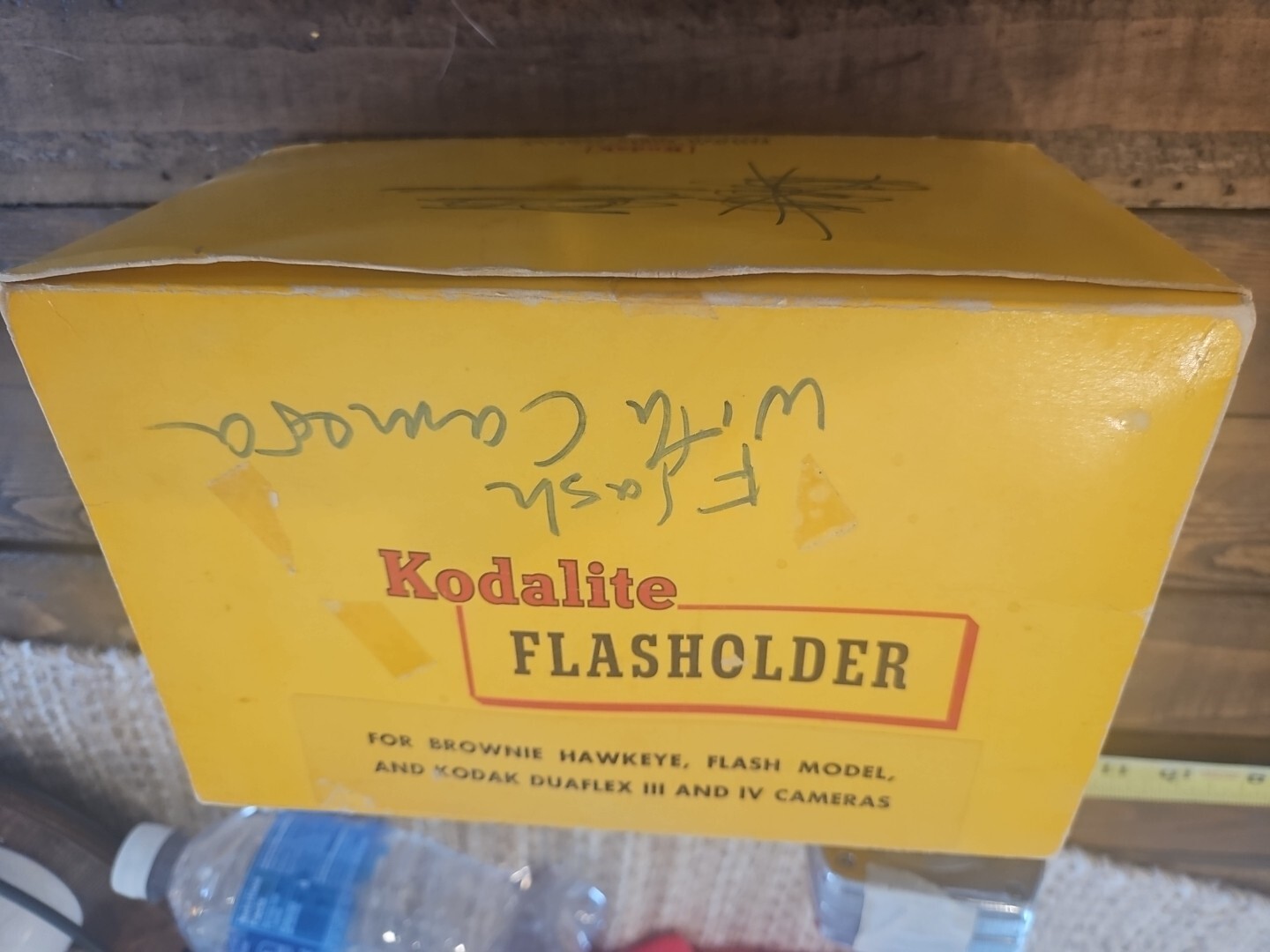 Kodak Kodalite Flasholder For Brownie Hawkeye No Camera Original Box Black D
