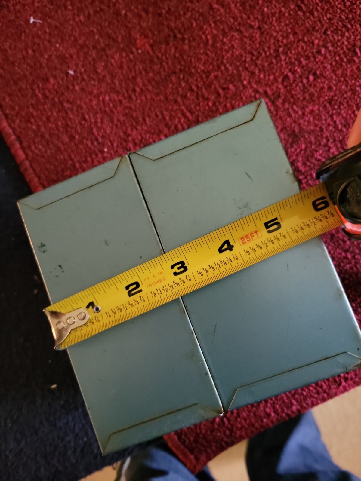 Vintage Kmart Metal Reel Storage Film Case Box