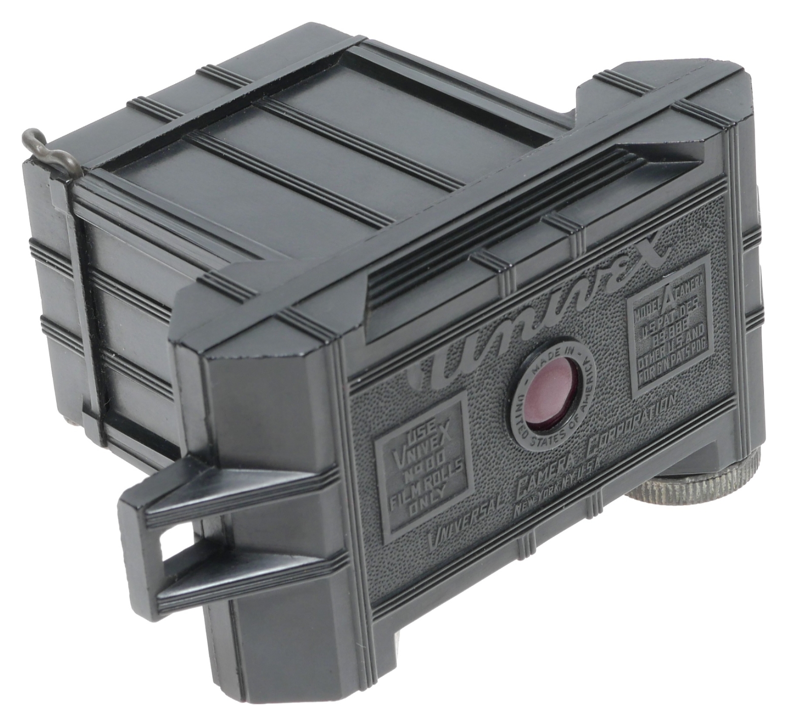 Univex Model A Miniature Viewfinder Film Camera Geometric Design