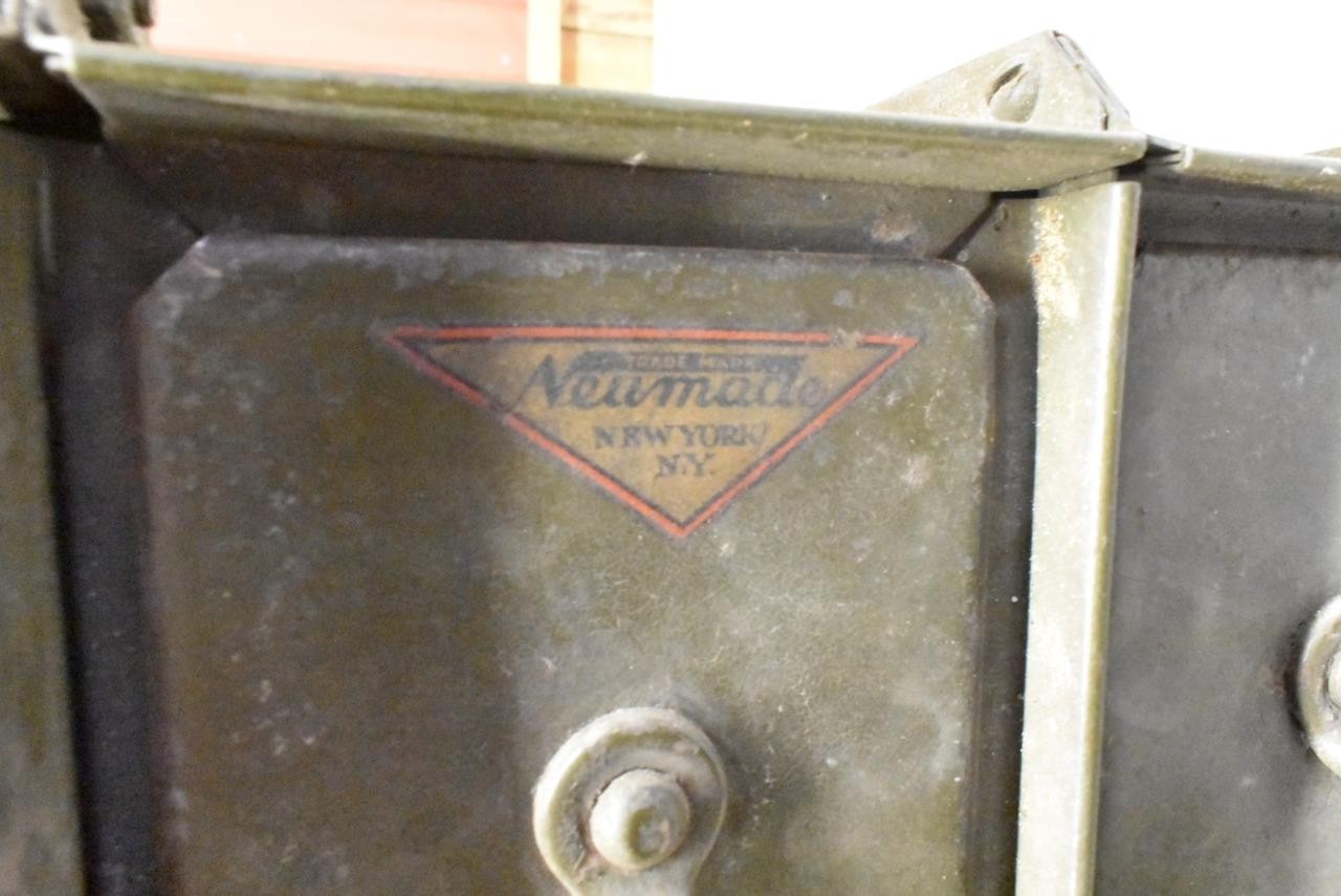 Vintage Movie Film Reel Steel Storage Cabinet Case 5 Door 35mm 18″ x 18″ x 17″