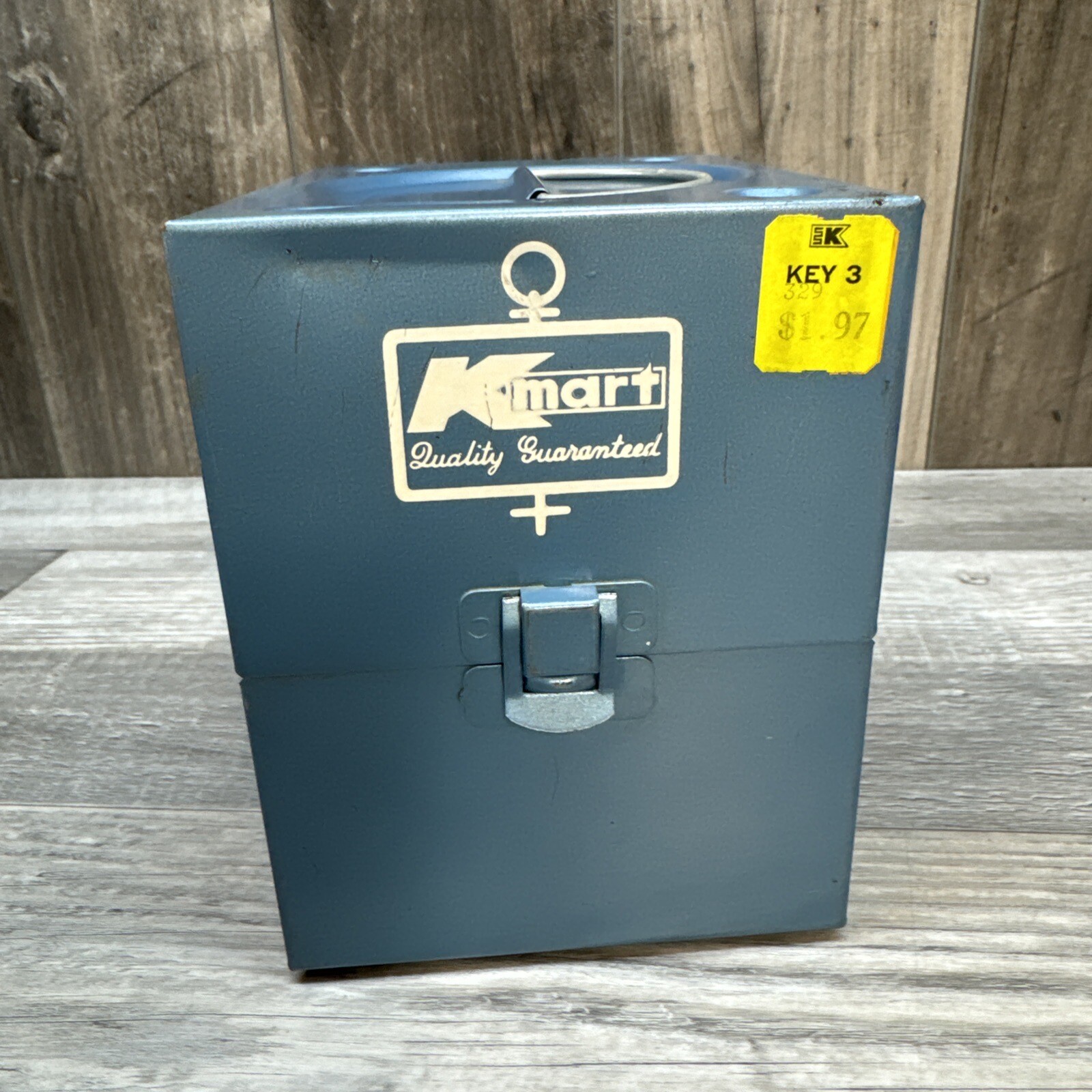 Vintage Kmart Metal Reel Storage Film Case Box 8mm Canisters 6 Slots W/ 5 Cases