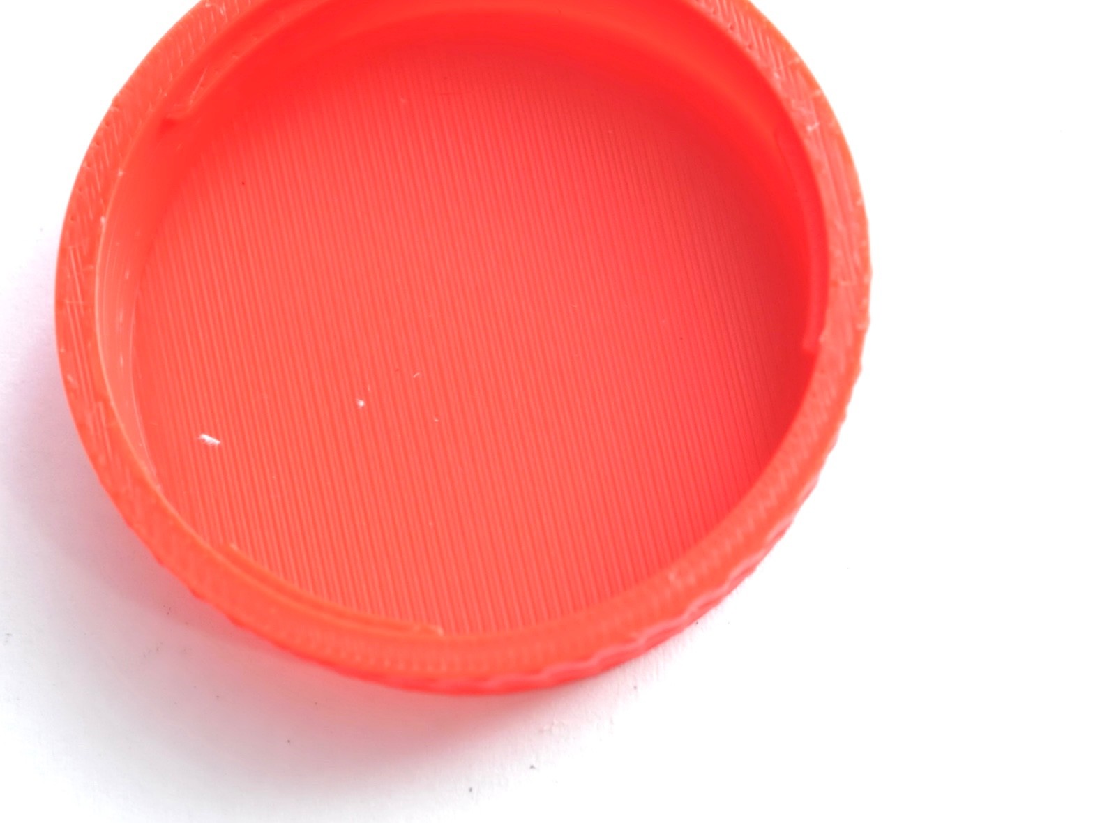 Orange Rear Lens Cap for Olympus Film Half-Frame Pen F/FT Lens