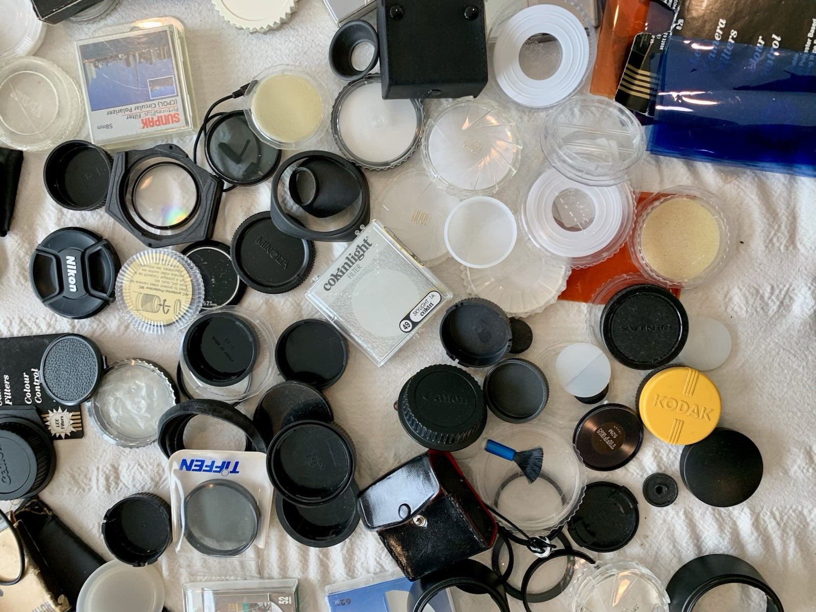 Lot of Vtg Photo Accessories Nikon Pentax Canon