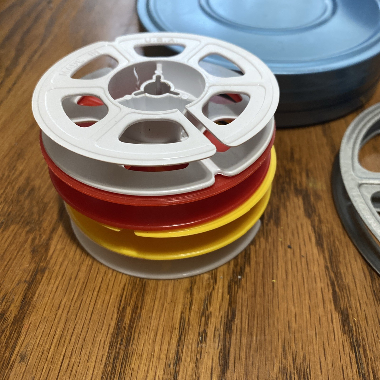 Vtg 38 Set – empty Reels 2 5” In Cases, 1 -5”, 7 – 29 3” empty reels 6 3” Cases