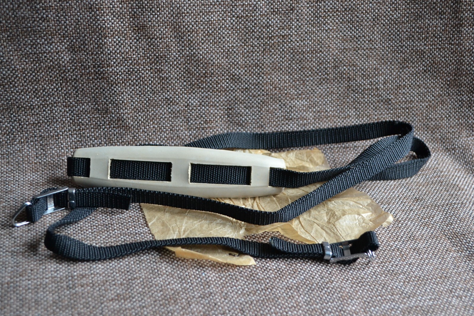 Original neck strap with fasteners for Kiev-6 19 shoulder pad medium format 1 ps