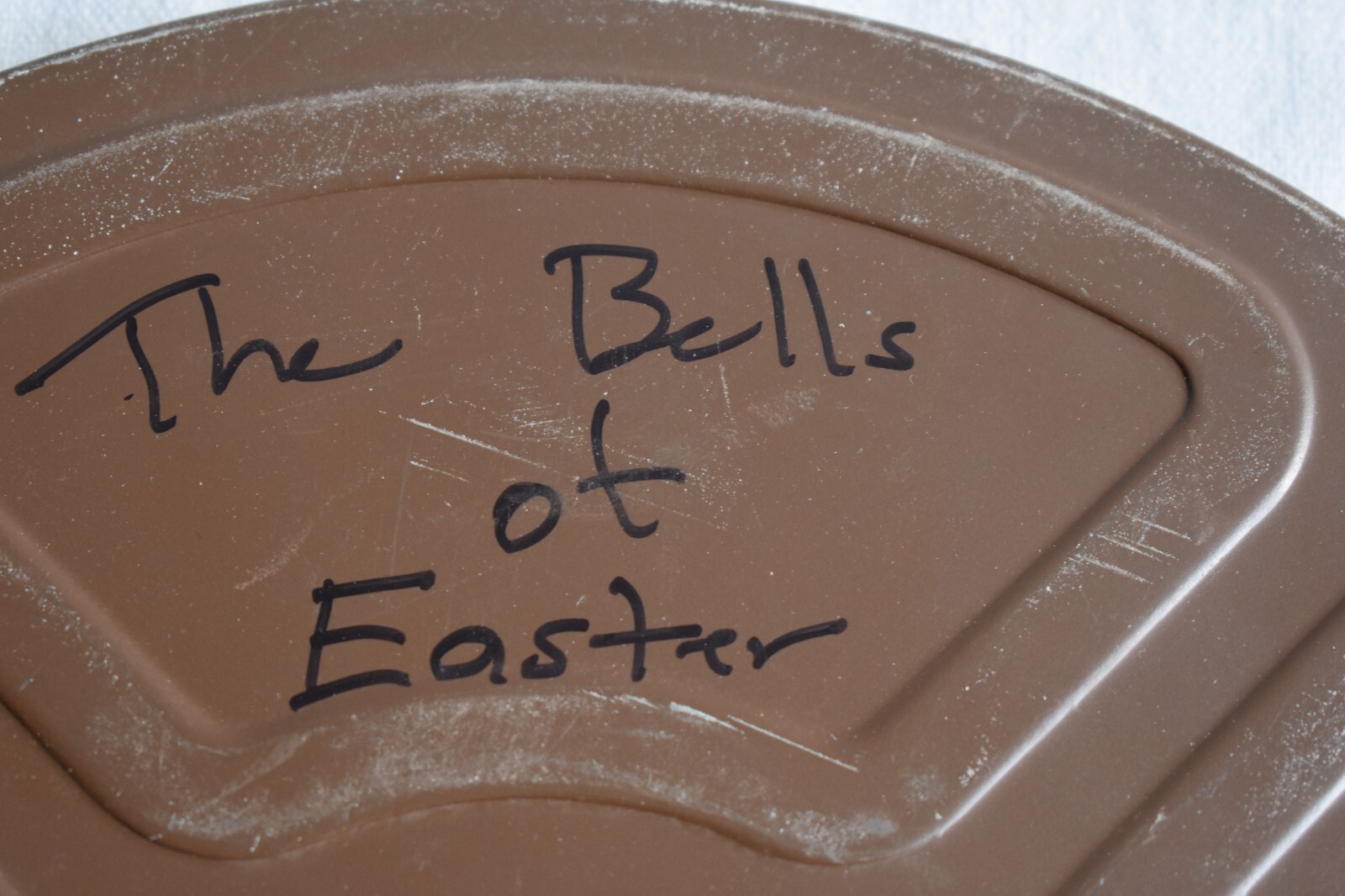 Vintage 16MM Film The Bells of Easter Lutheran Church Goldberg Bros Reel Can
