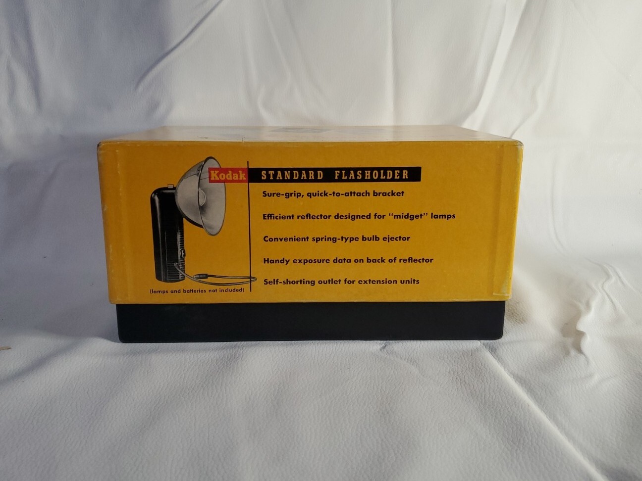 Vintage Kodak B-C Standard Flashholder in Box with Instructions and Bracket