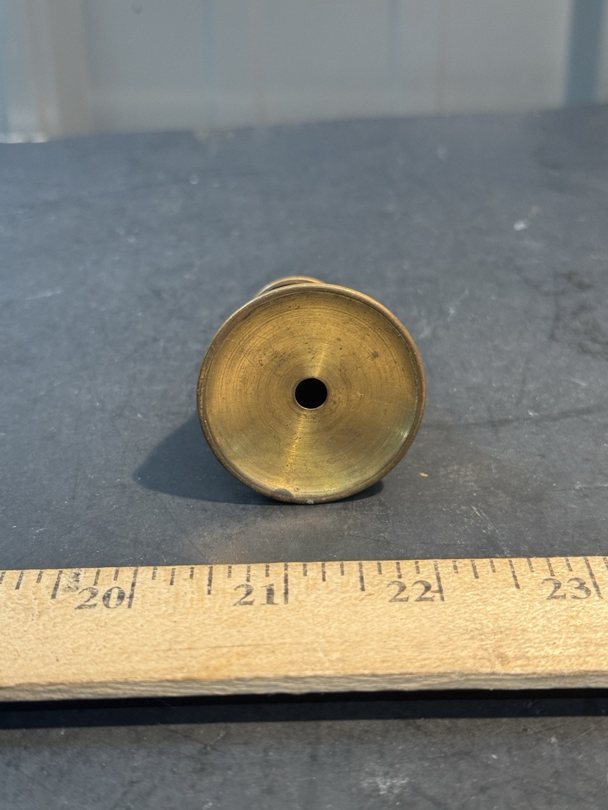 Antique Brass Optical Housing / Eyepiece – Magic Lantern or Microscope Part?