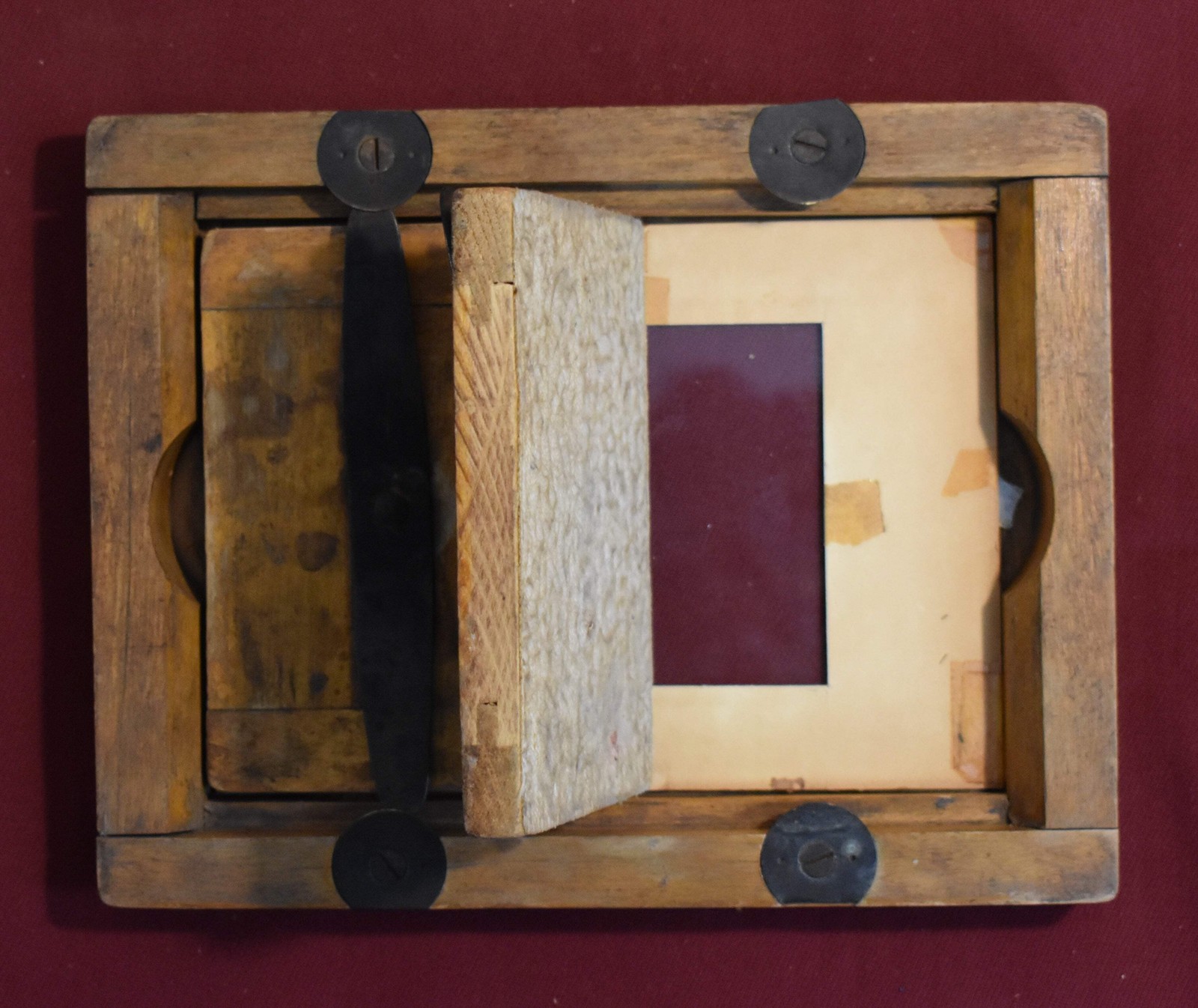 Vintage Antique Unbranded wooden Negative Photography Glass Plate Film Holder