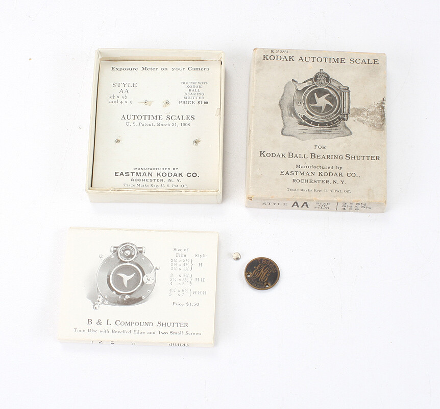 KODAK AUTOTIME SCALES FOR CAMERA SHUTTERS TYPE AA (READ)/cks/198955