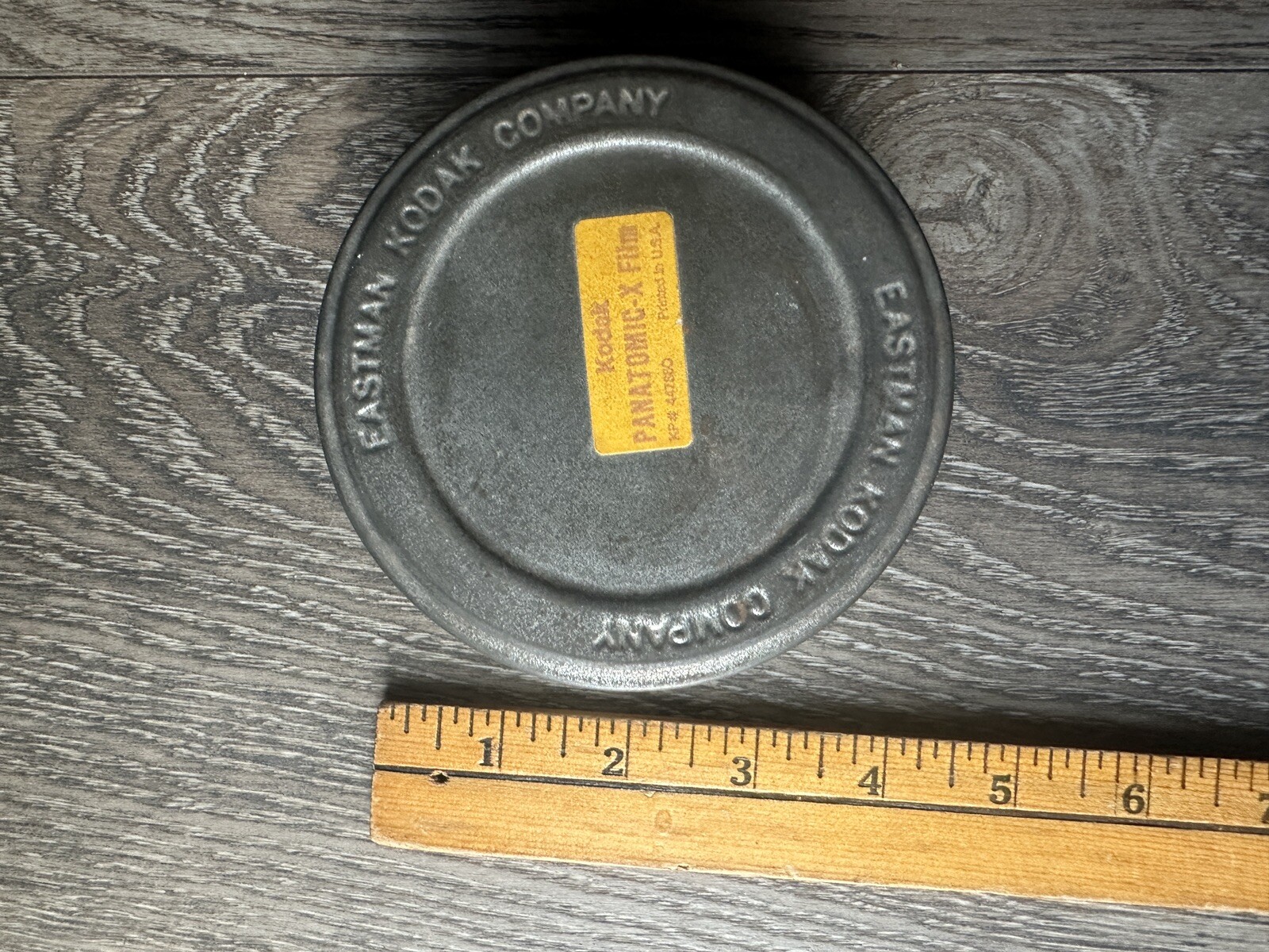 Vintage Eastman Kodak Film Company Cannister 4″ Reel Storage! Tin Advertising