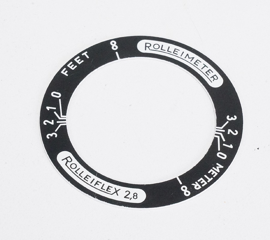 ROLLEI FOCUSING SCALE FOR ROLLEIMETER ON ROLLEIFLEX 2.8/226114