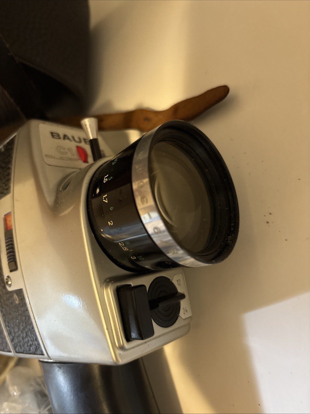 Vintage antique Bauer C1M Super 8mm handheld German Movie Camera untested as is