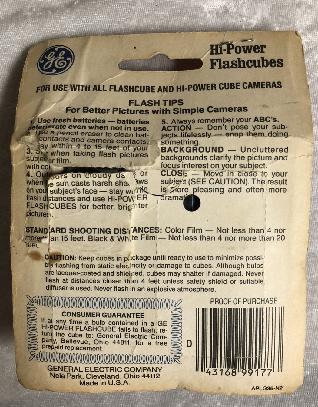 Vintage Hi-Power Flash Cubes