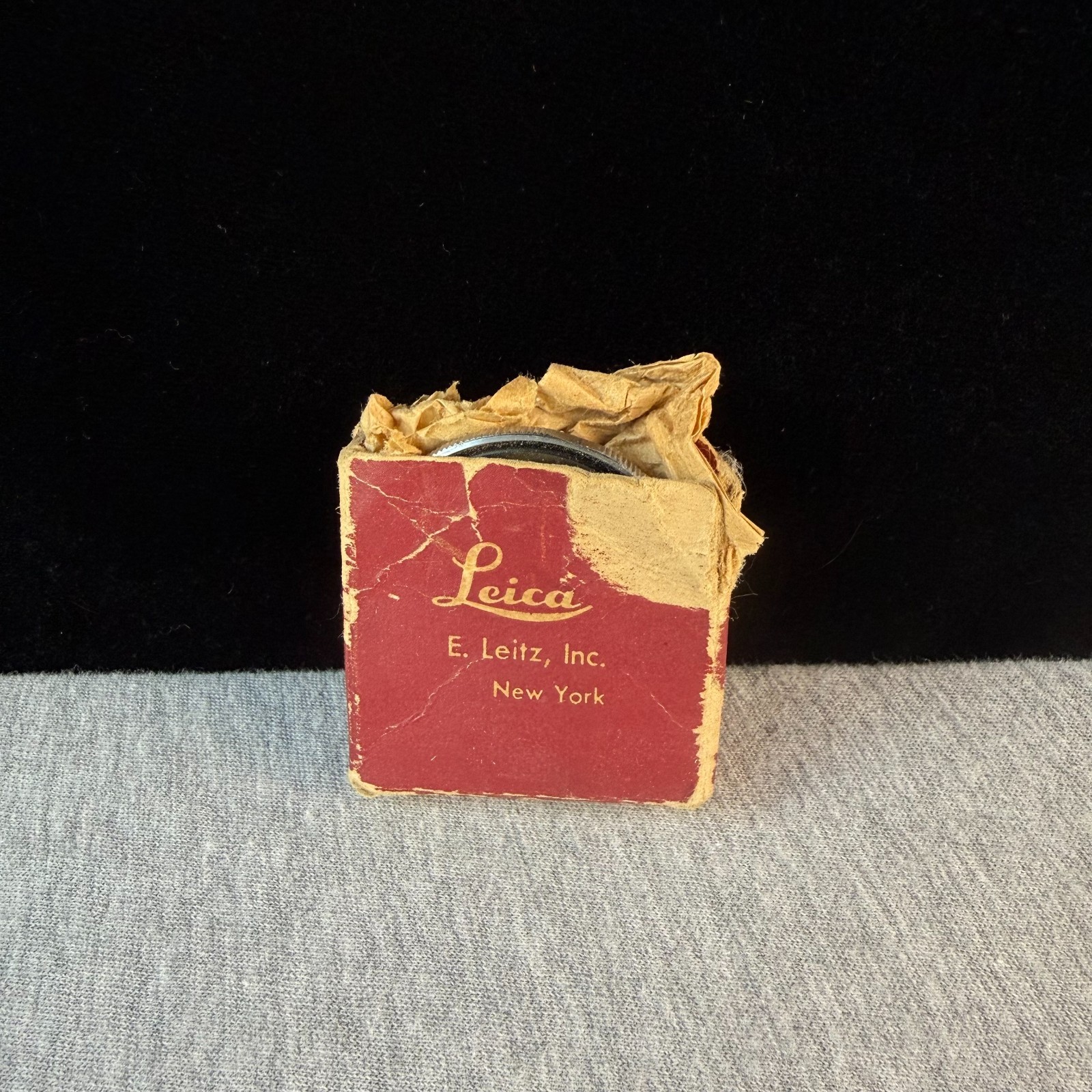 Leica E. Leitz Vintage Summitar Type F Flash Filter w/ Original Box New York