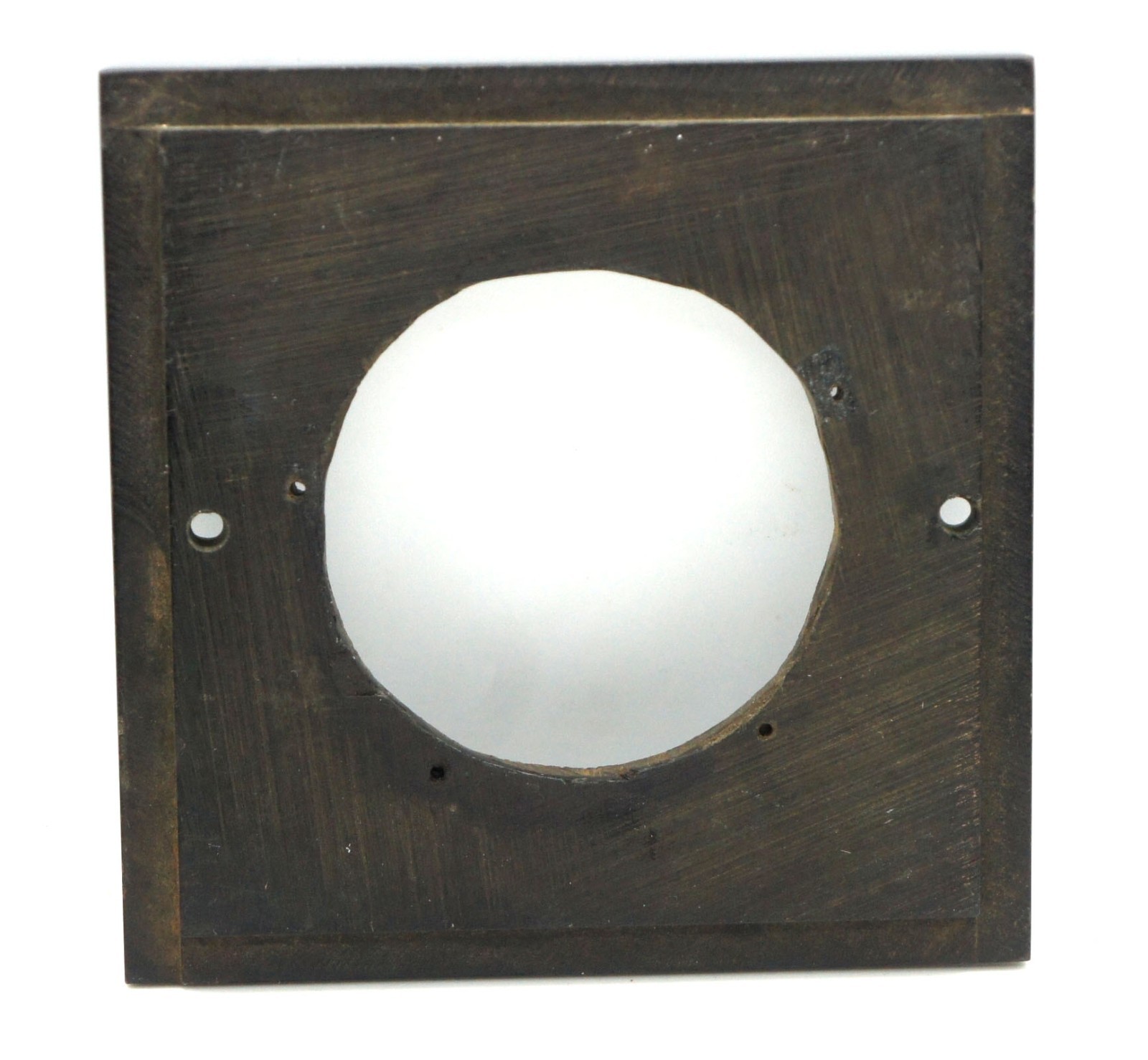 Vintage Front Lens board Square 55 mm for 4×5″ Cameras Size 100×100 mm