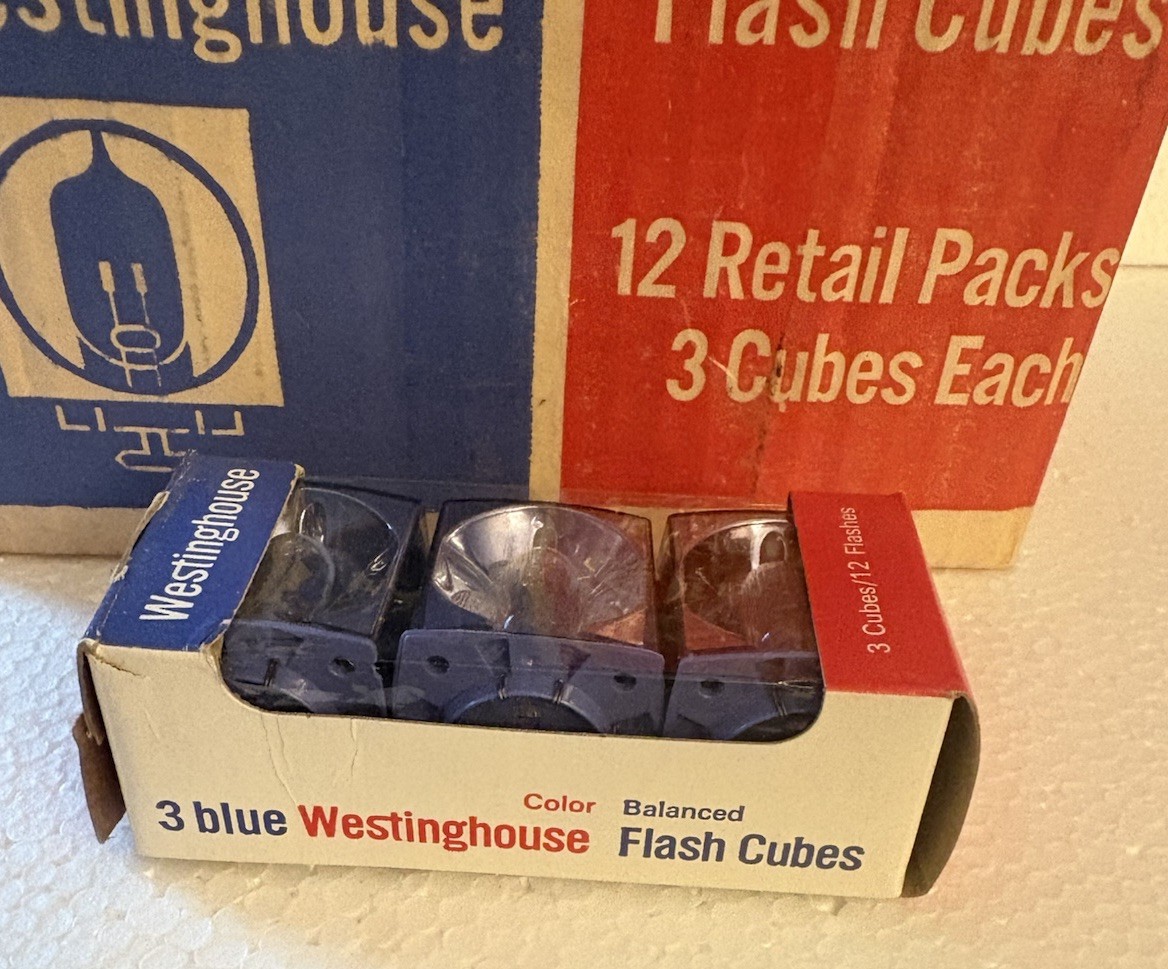 Westinghouse Flash Cubes Flashcubes For Camera Lot Of 11 In Original Retail Box