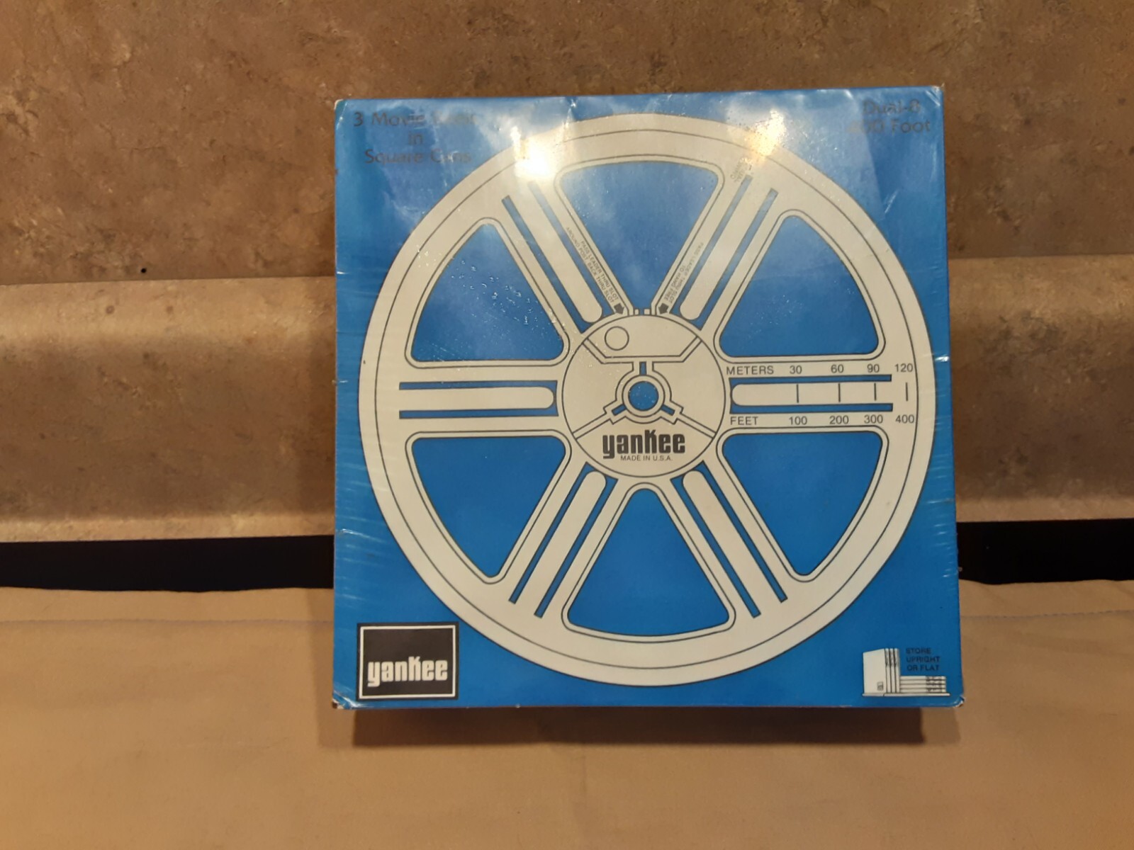 NOS Sealed Yankee Movie Reels Set of 3 Reels and Boxes Dual-8 400 FT