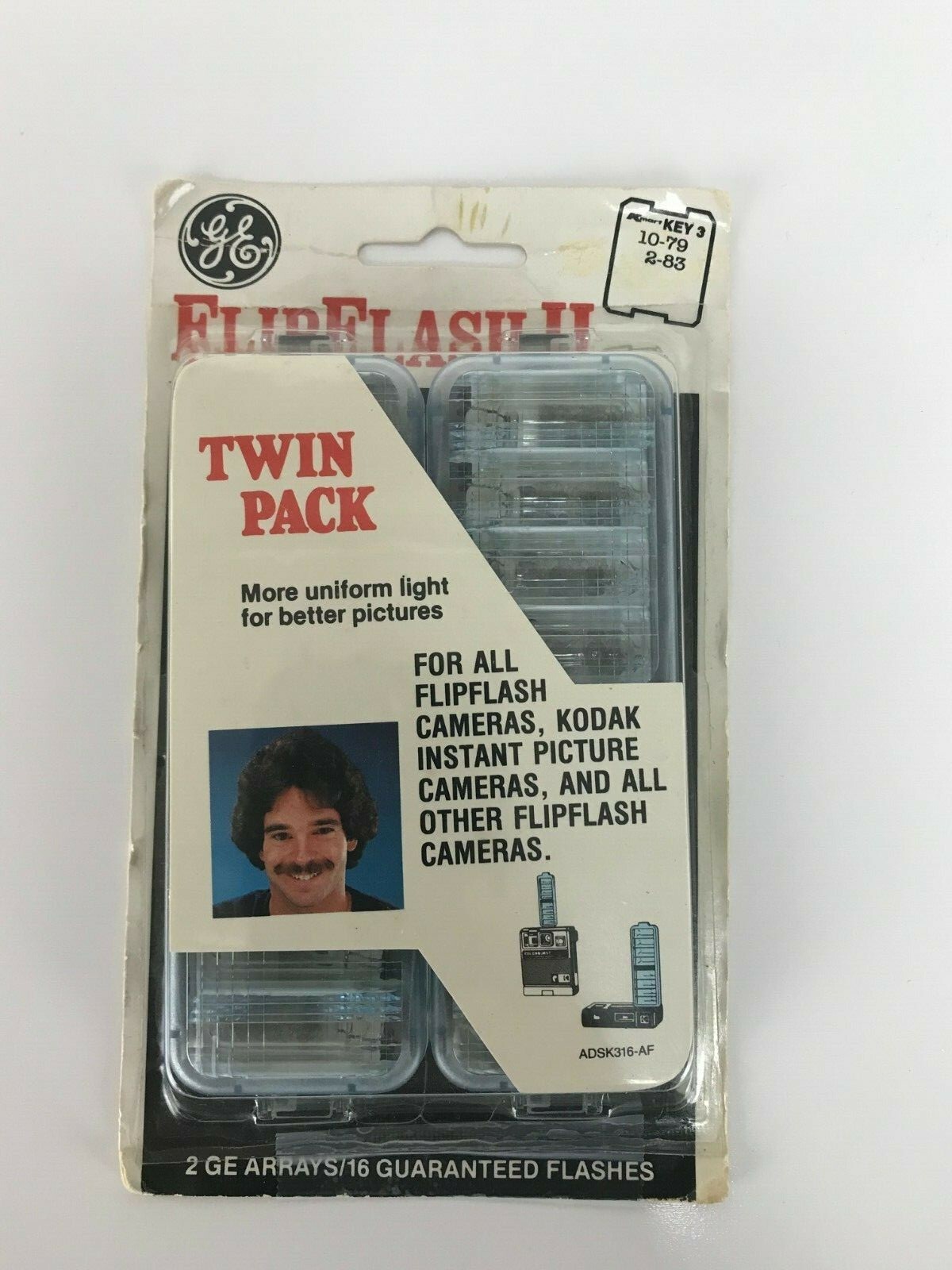 Vintage GE FlipFlash II Twin Pack Flip Flash Bulbs