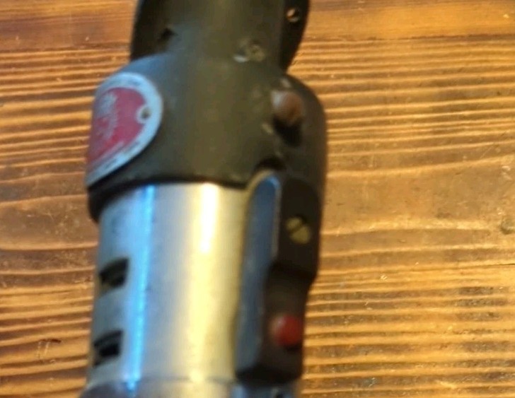 King SOL Vintage Camera Flash Handle Star Wars Lightsaber Prop – red button