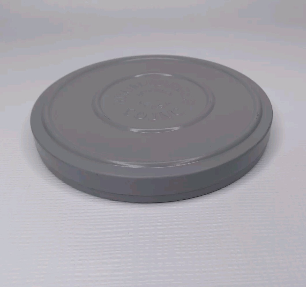 Brumberger 5″ Grey Metal Reel Case