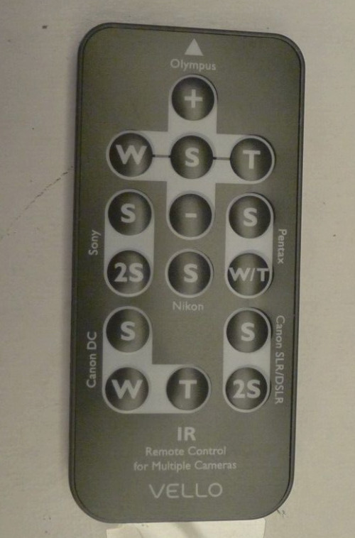 Vello IR-M Infrared Remote Control for Multiple Digital Cameras – Never Used
