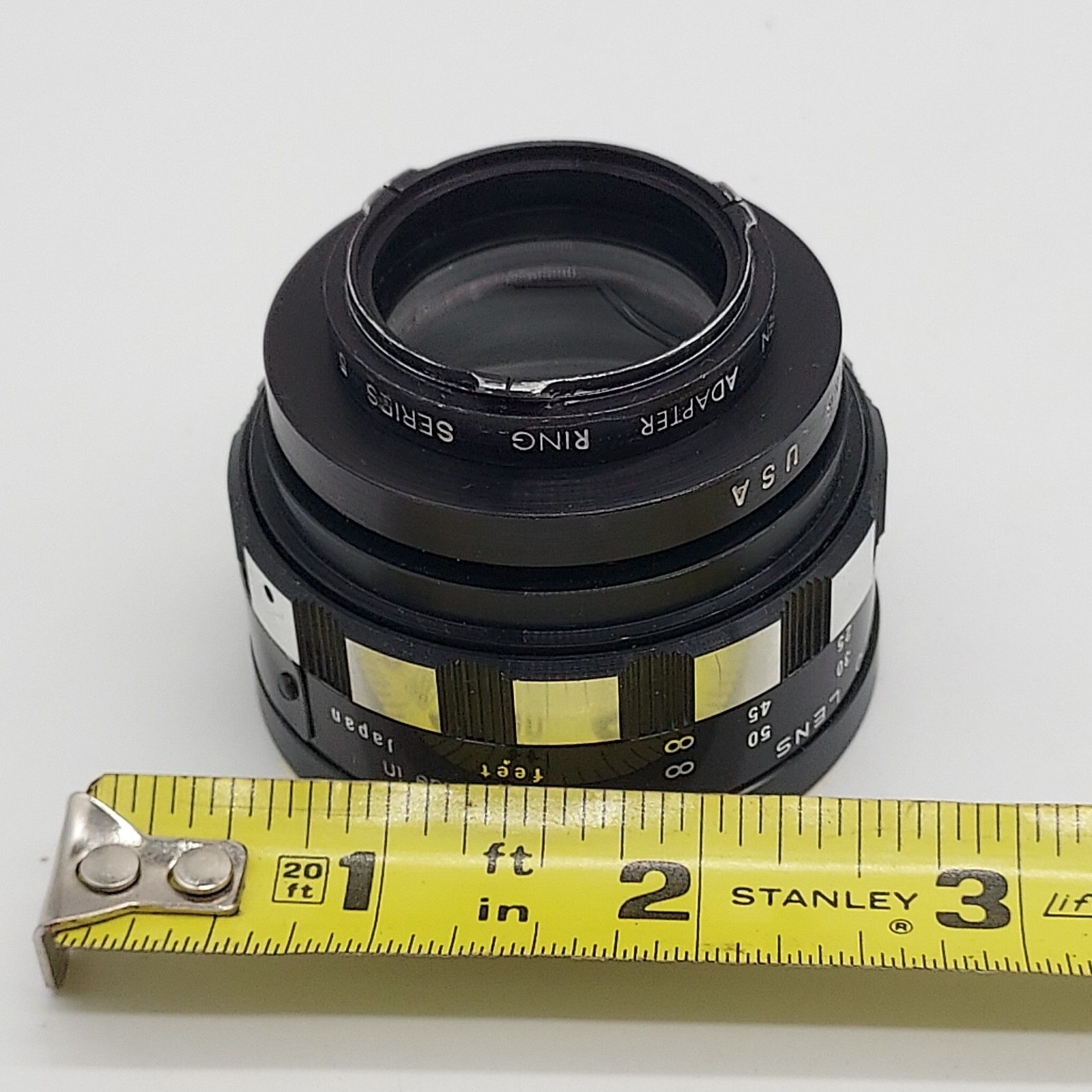 Vintage Ashreh Camera Setting Telephoto Lens W Tiffen Adapter Ring Series 5