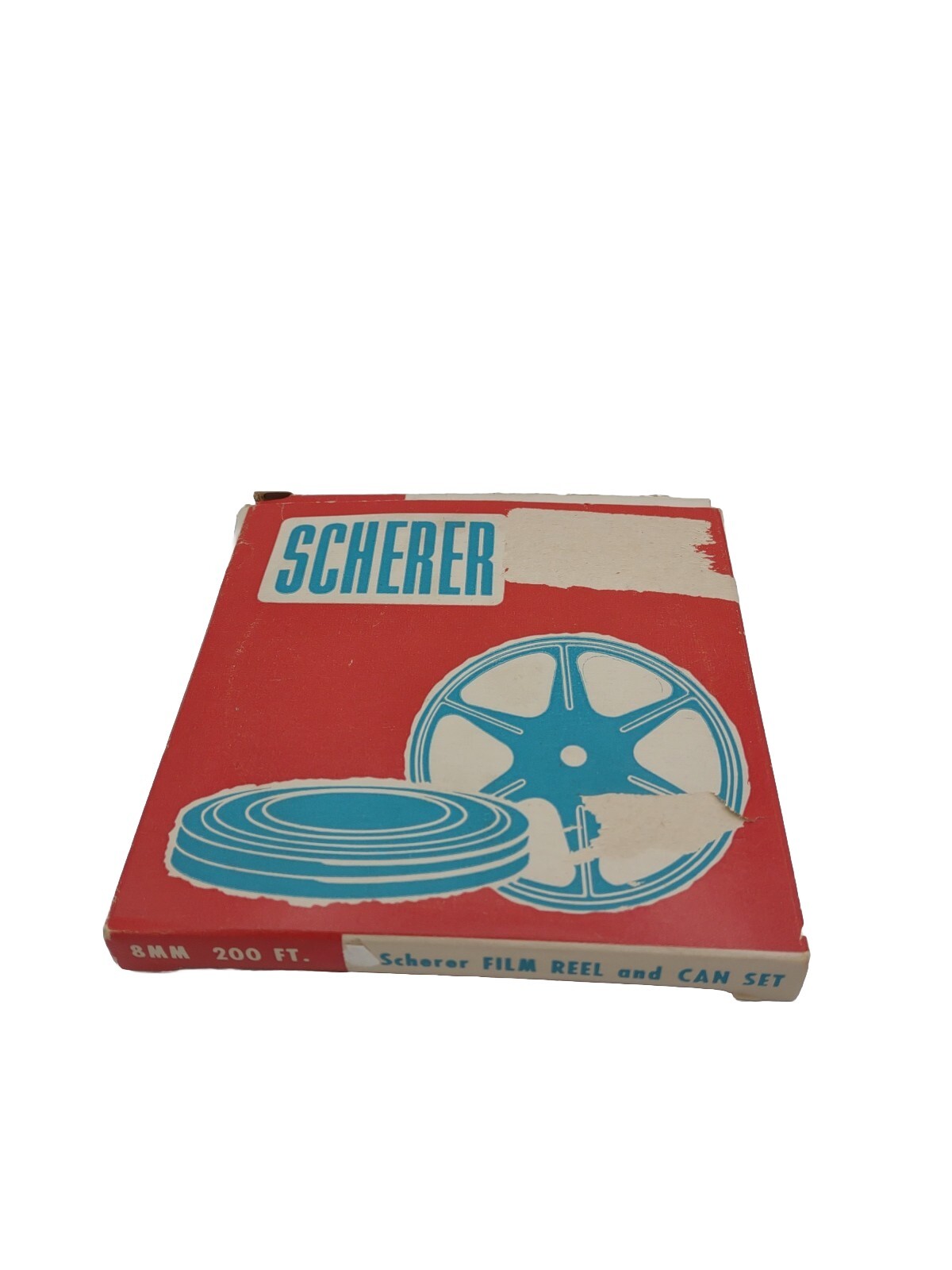 Scherer 8 mm 200 ft. Reel and Can Set In Original Box