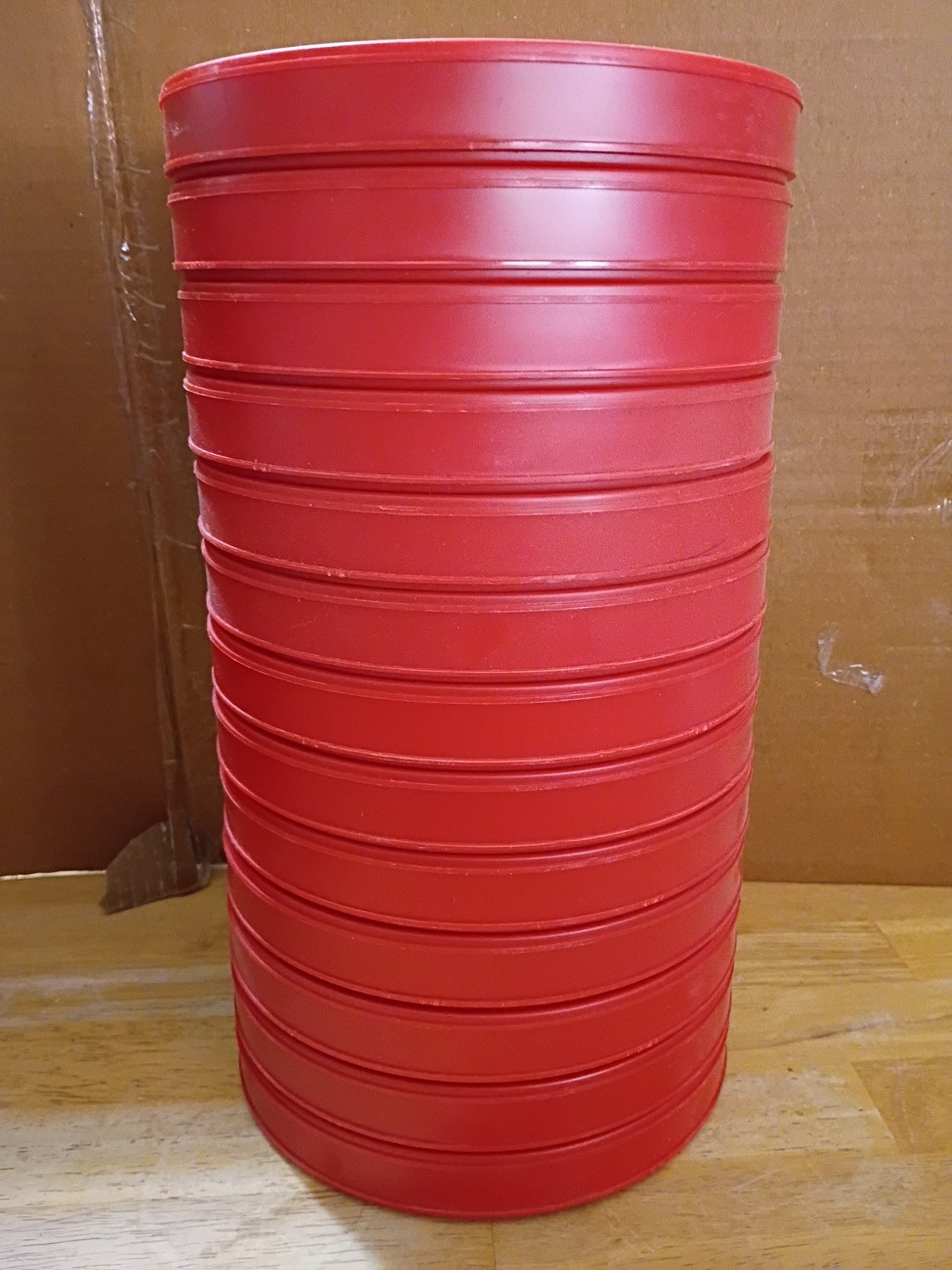 Red Film Canisters Plastic with Metal Reel (whole lot one price)