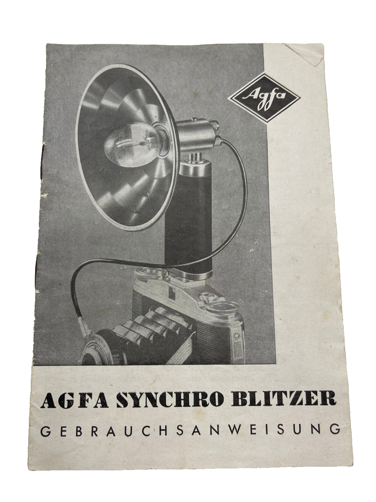 Agfa Synchro Blitzer Gebrauchsanweisung Flash Manual Germany Vintage Camera