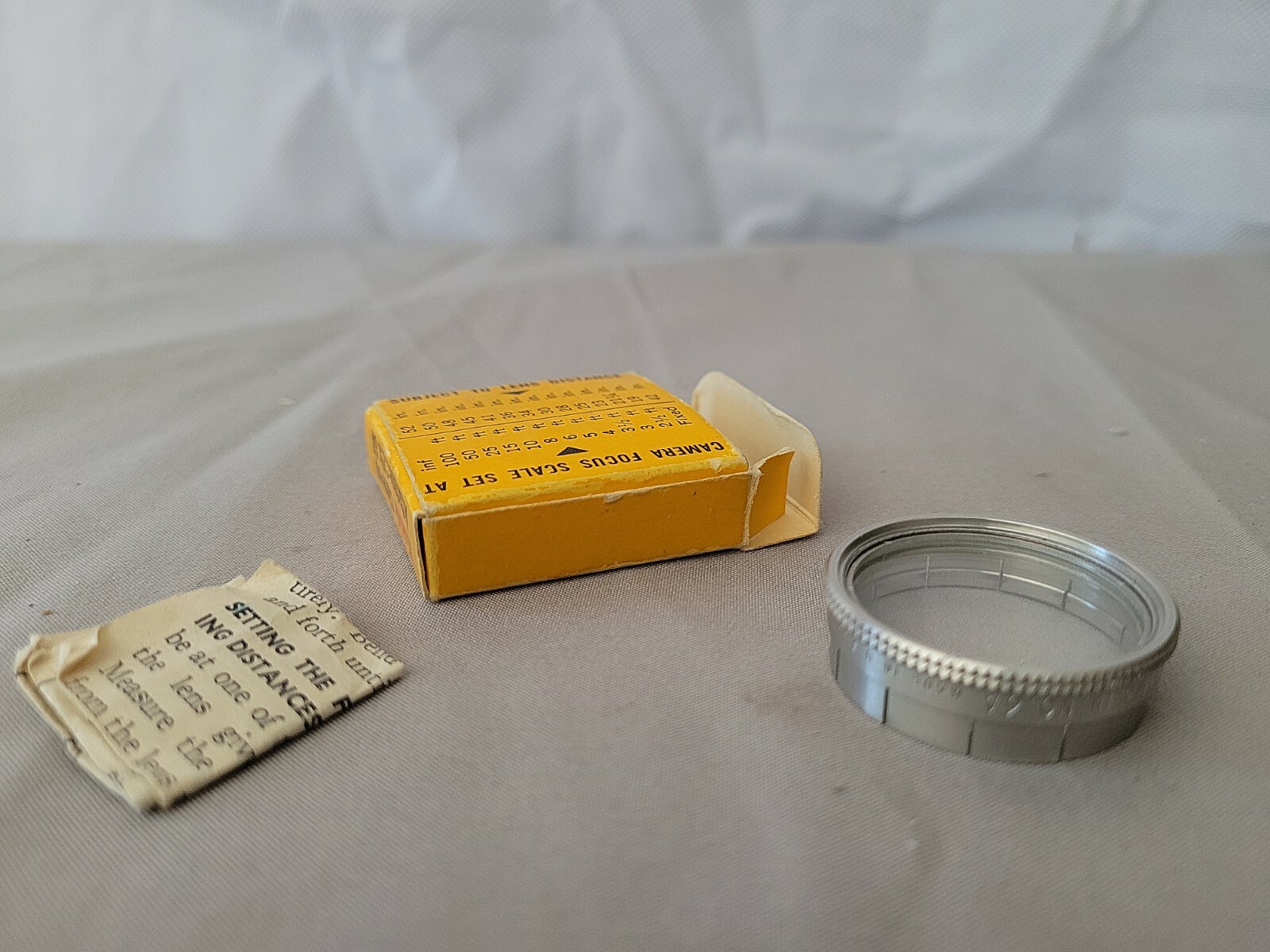 Vintage NOS Kodak CLOSE UP ATTACHMENT 6A! 1-1/8 inches 28.5mm in Original Box