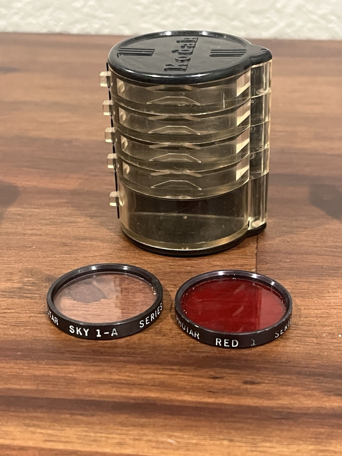 Vintage Photography Lot Vivitar Series 1 Macro Lens Tiffen Kodak Filters Case