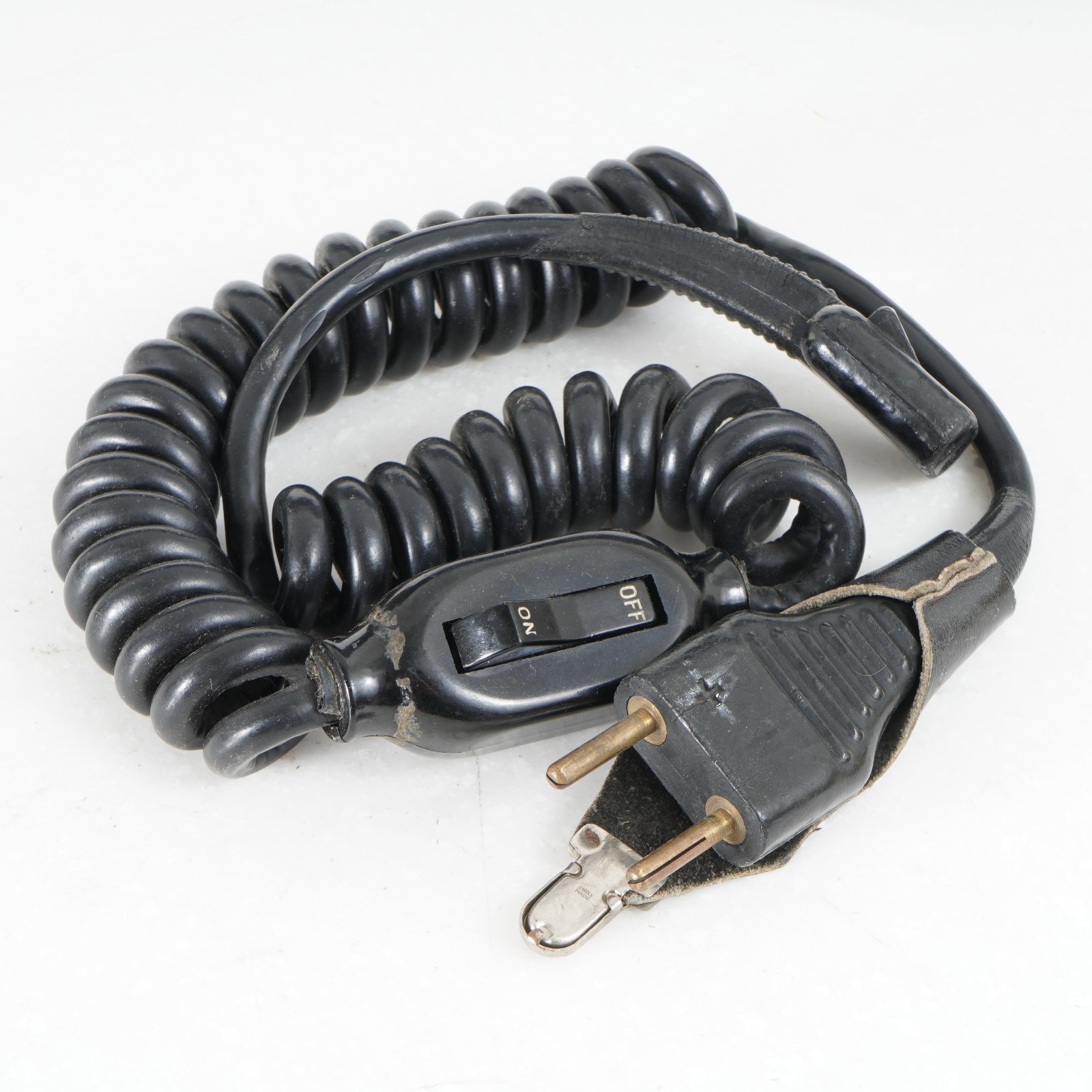 :ARRI Genuine Arriflex 16 Coiled 2-Prong Power Cable w/ On & Off Switch
