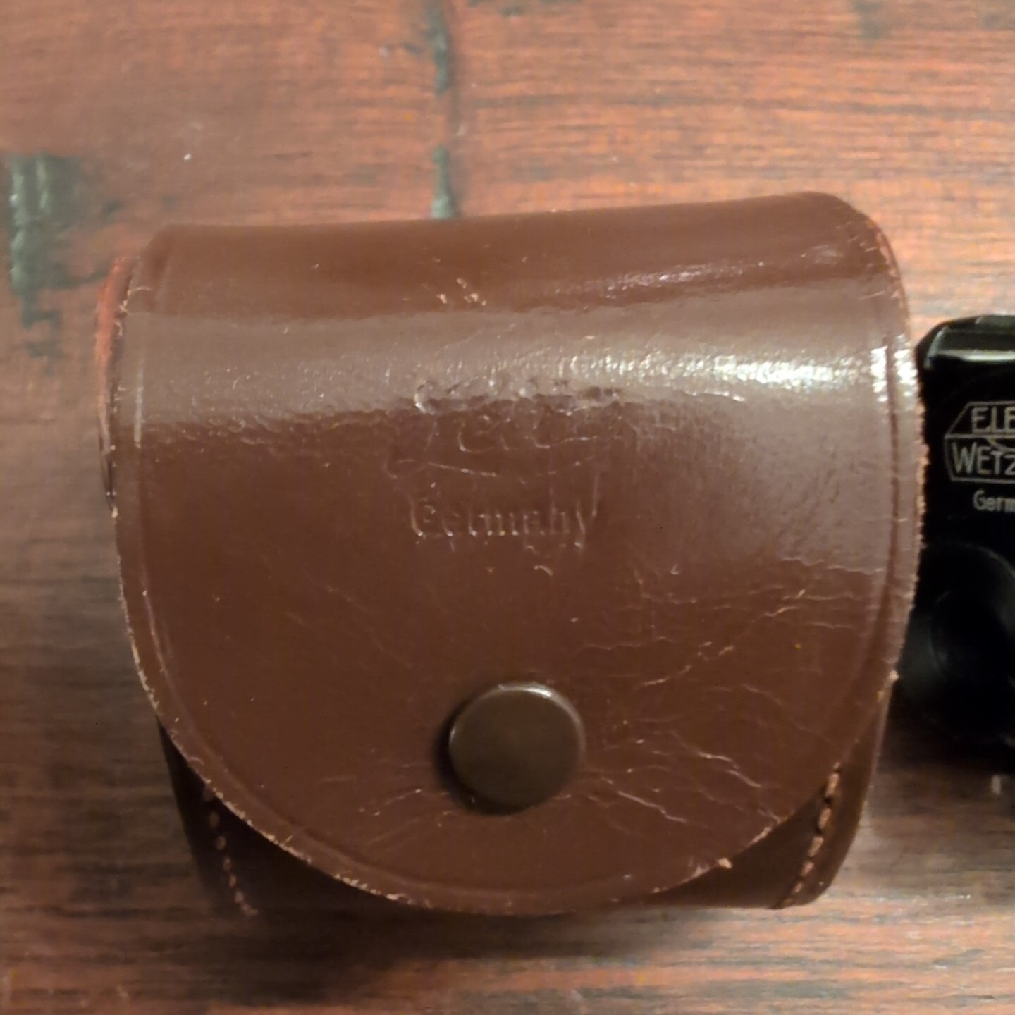 E.LEITZ WETZLAR BLACK UNIVERSAL VIEW FINDER FIT LEICA RANGEFINDER Vtg 40602
