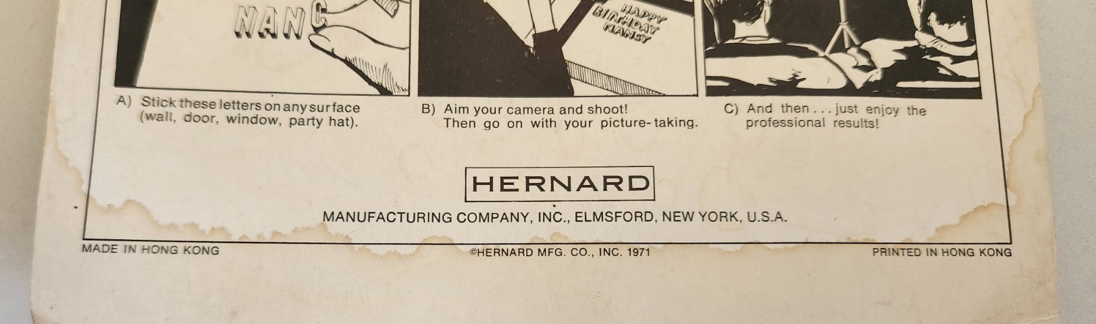 Hernard 3D Self Sticking Tile Letters VTG 70s Uppercase Rare Red! NEW Model H264