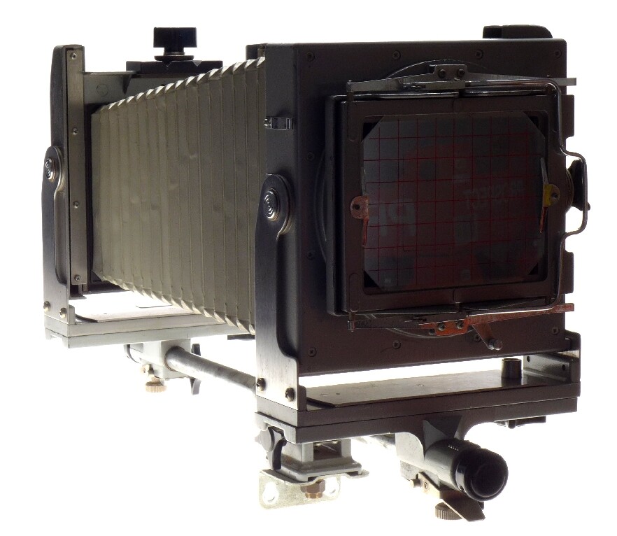 Calumet large format 4×5 cc400 monorail bellows camera schneider symmar-s