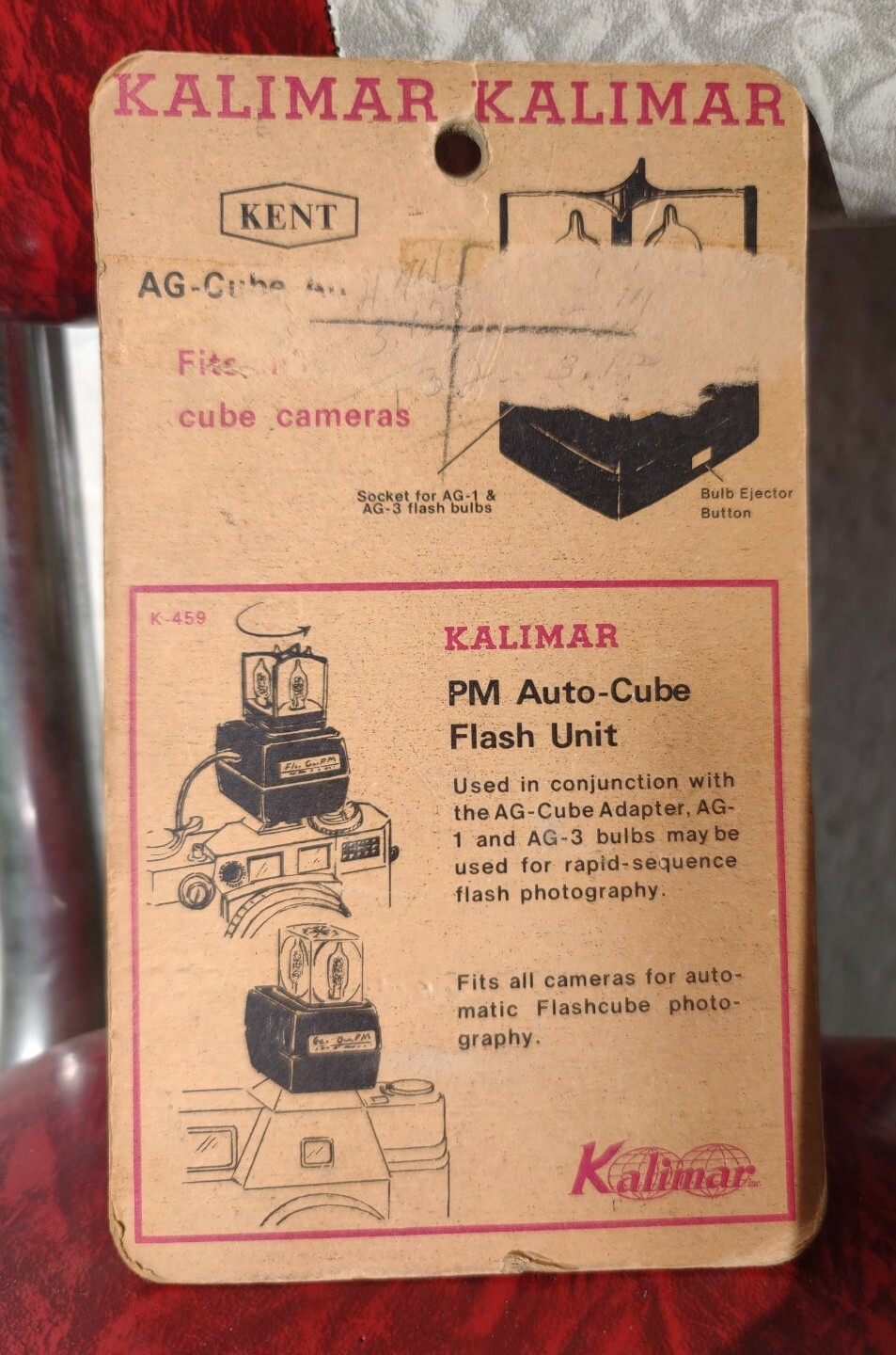 AG CUBE ADAPTER KALIMAR KENT NOS VINTAGE NEVER OPENED