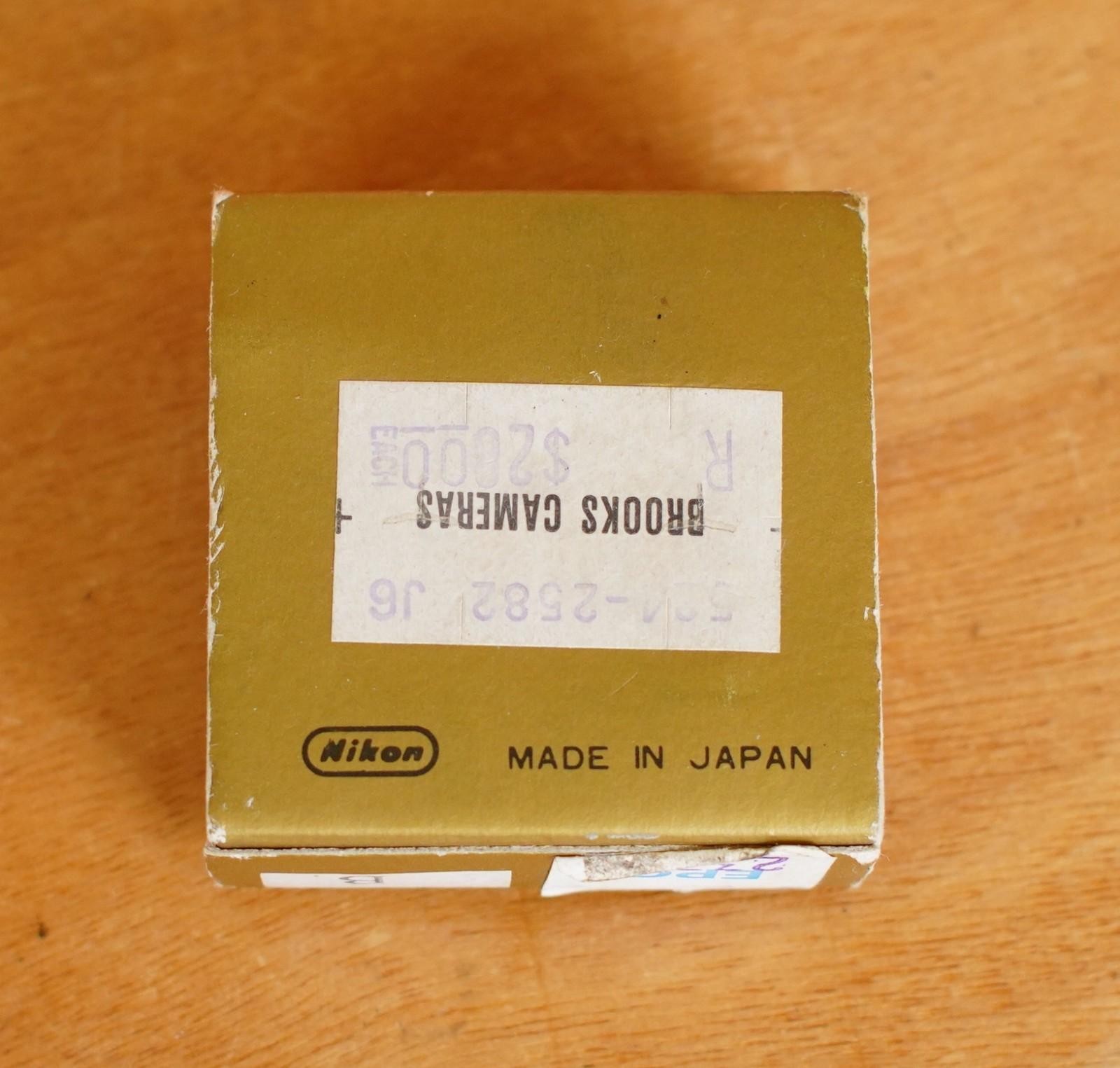 Nikon Focusing Screen Type B for Nikon F New in Retail Box KE