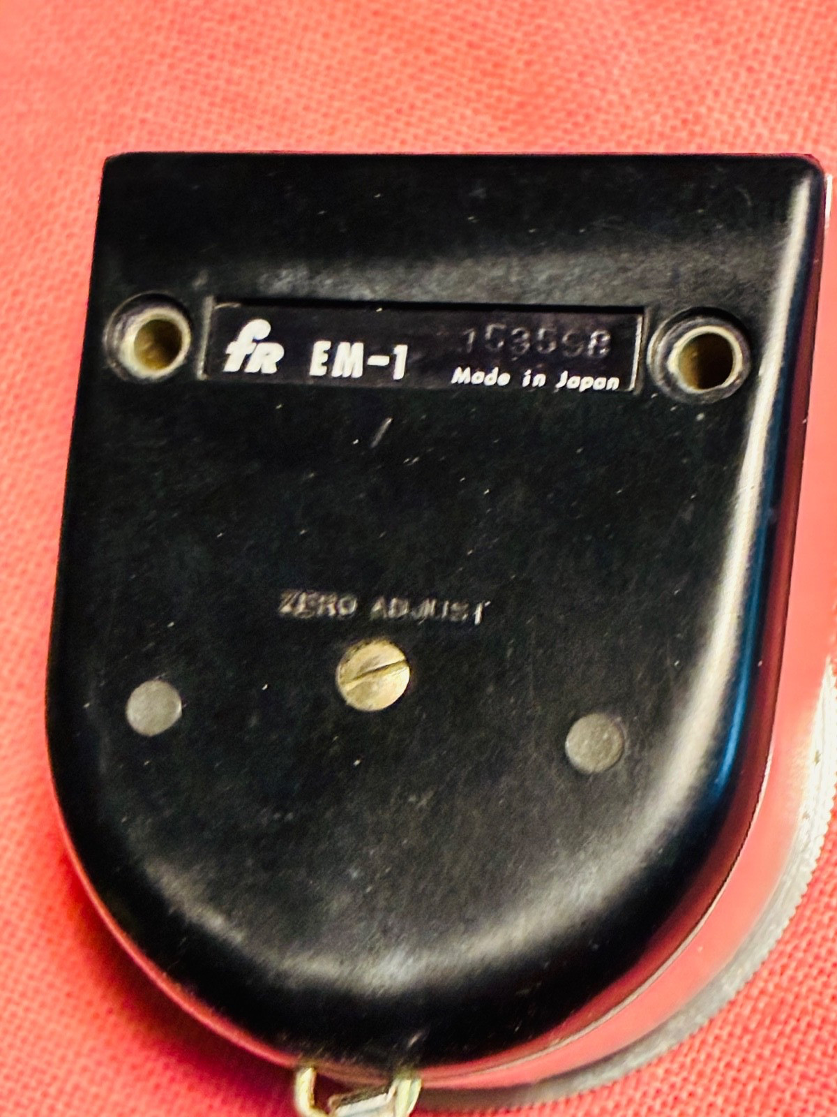 FR EM-1 Vintage LIGHTMETER Made in Japan PHOTOGRAPHY Original Case Lanyard